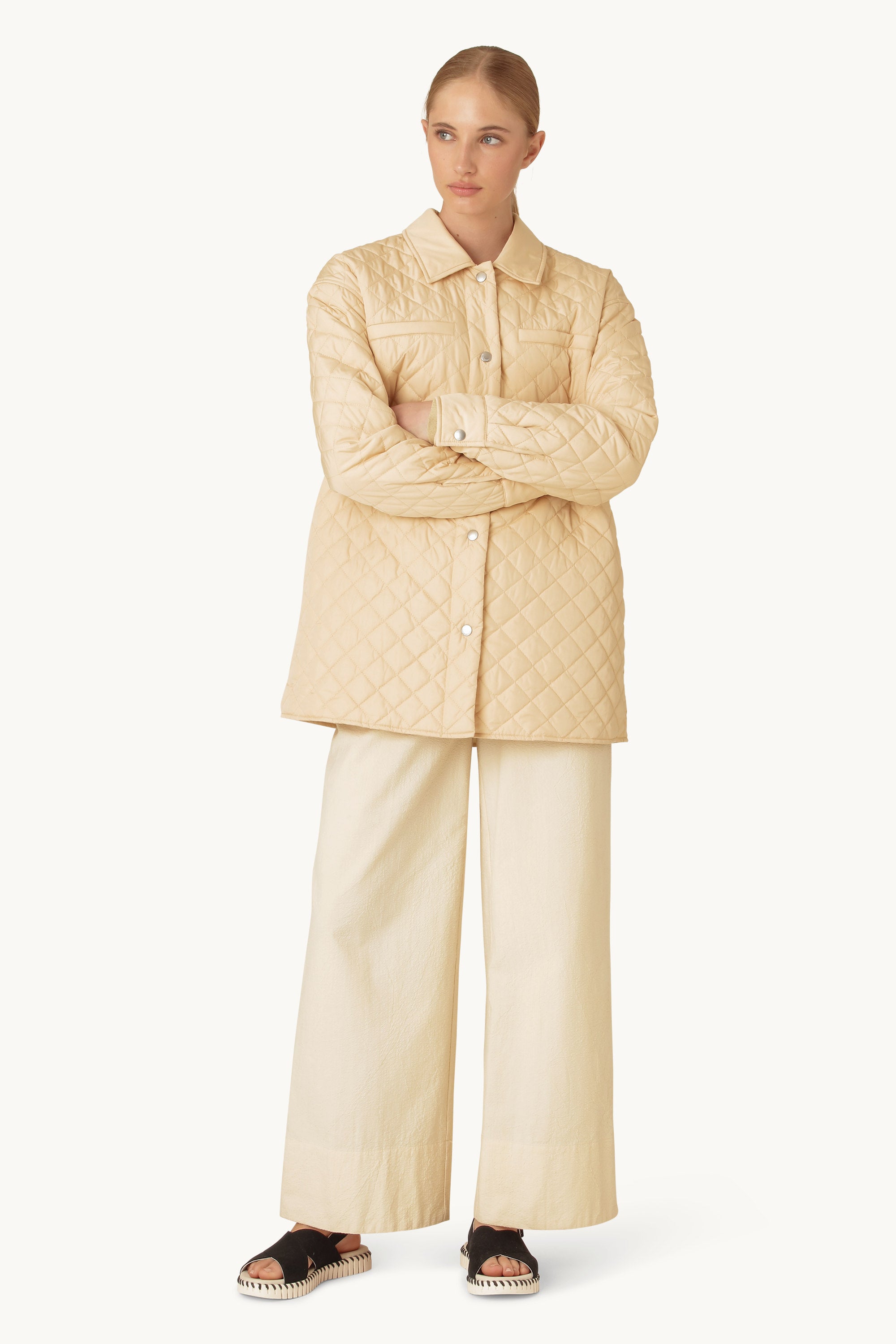 Quilt Jacket - Beige