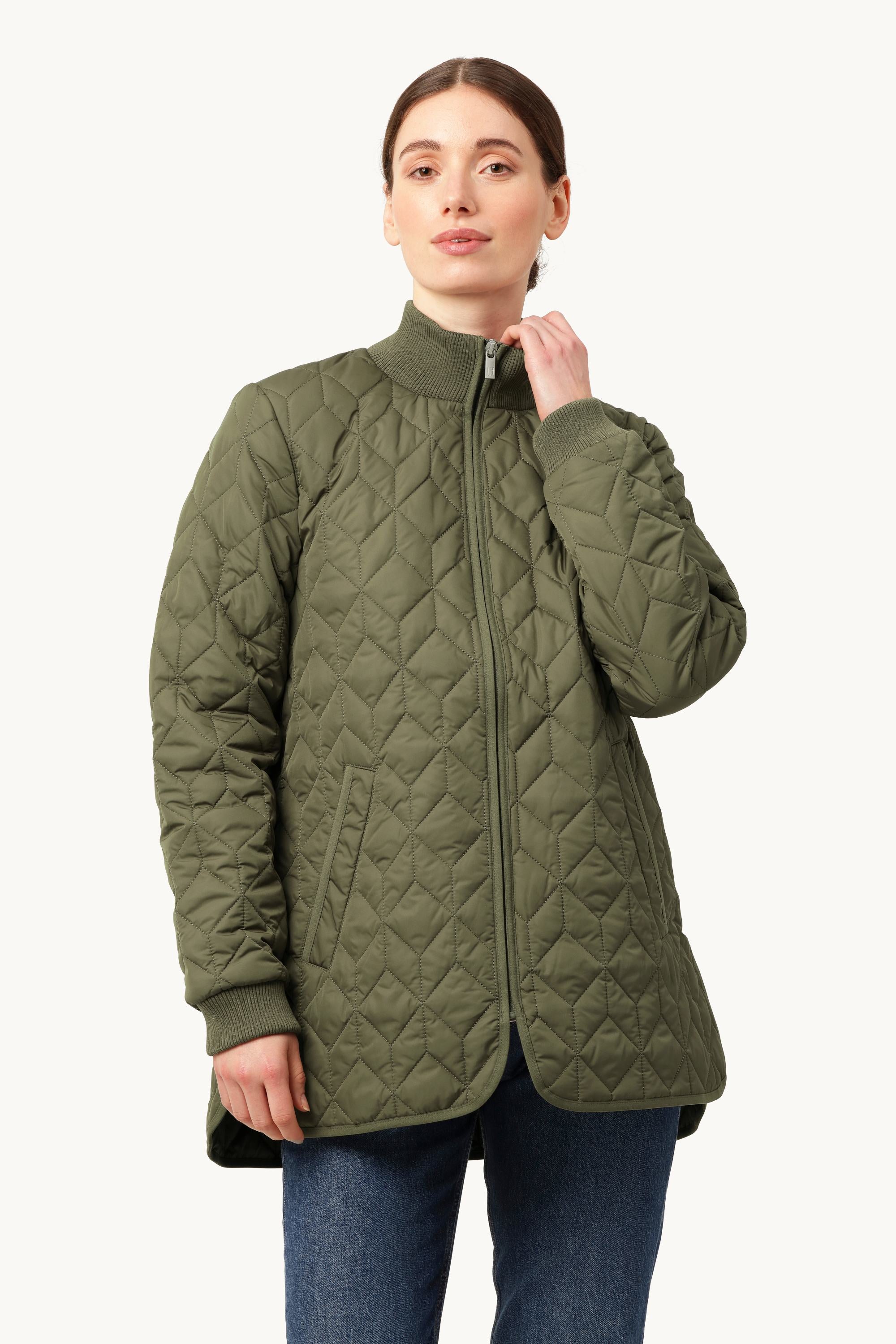 Short Quilt Jacket - Army