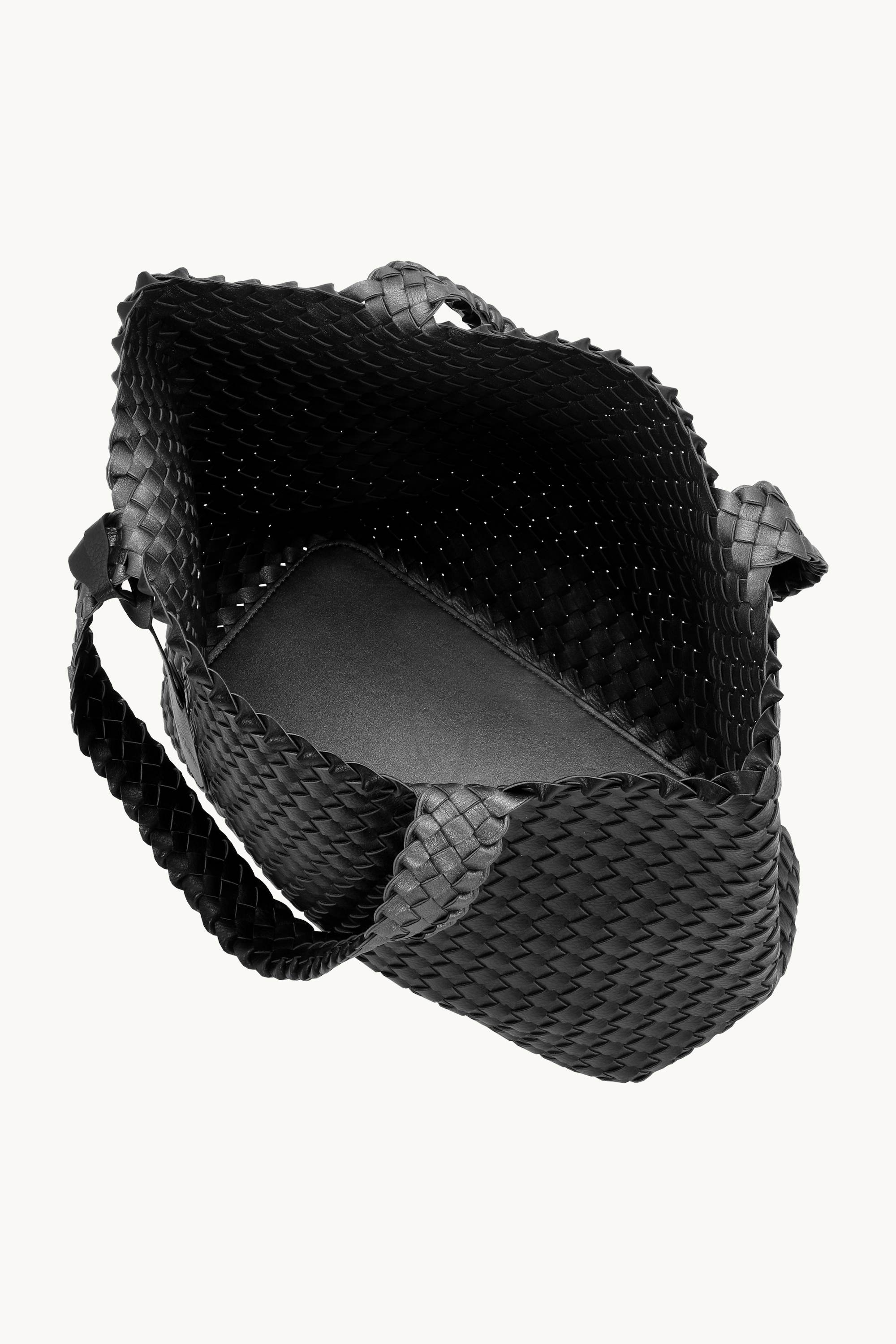 Tote Bag Geflochten - Black Gun metal