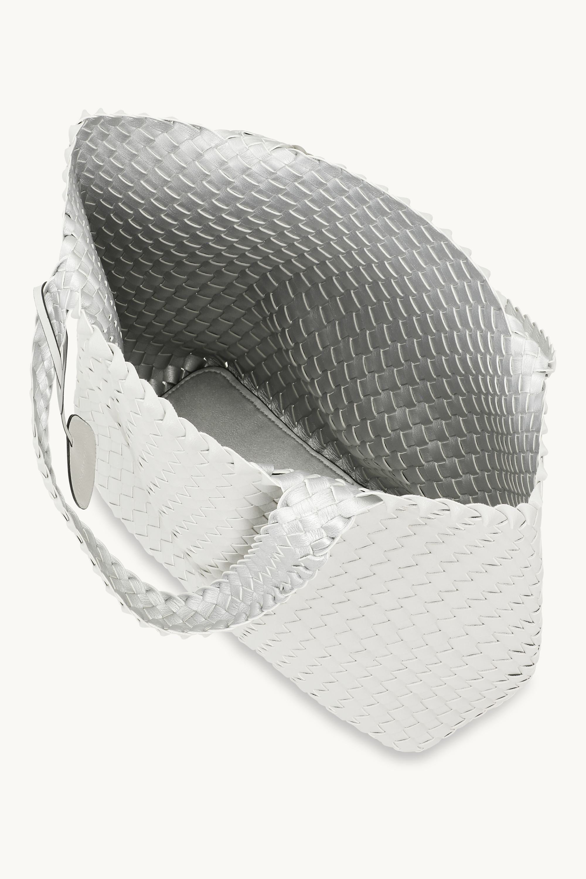 Tote Bag Geflochten - Moonstruck Silver
