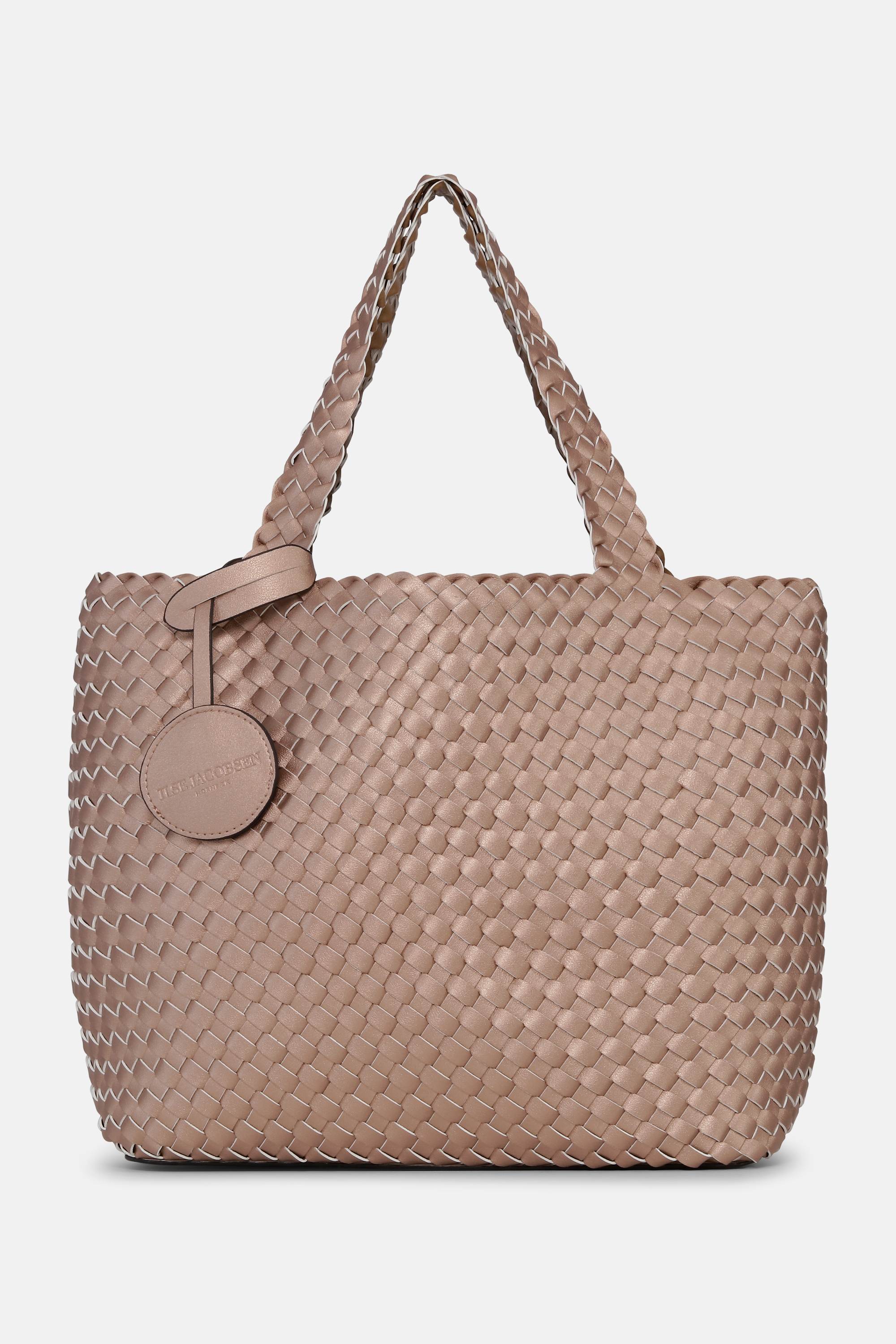 Tote Bag Geflochten - Mocca Metallic Mocca