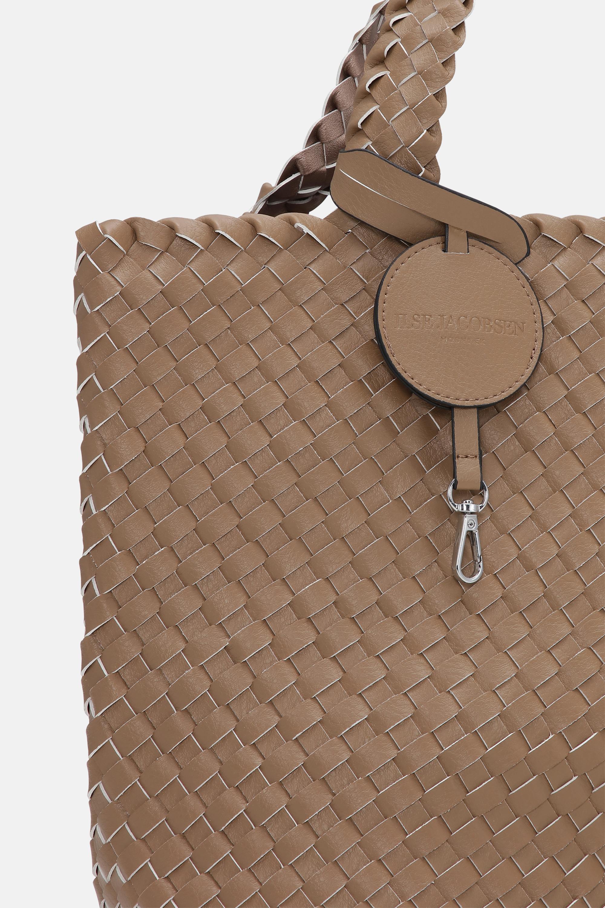 Tote Bag Geflochten - Mocca Metallic Mocca
