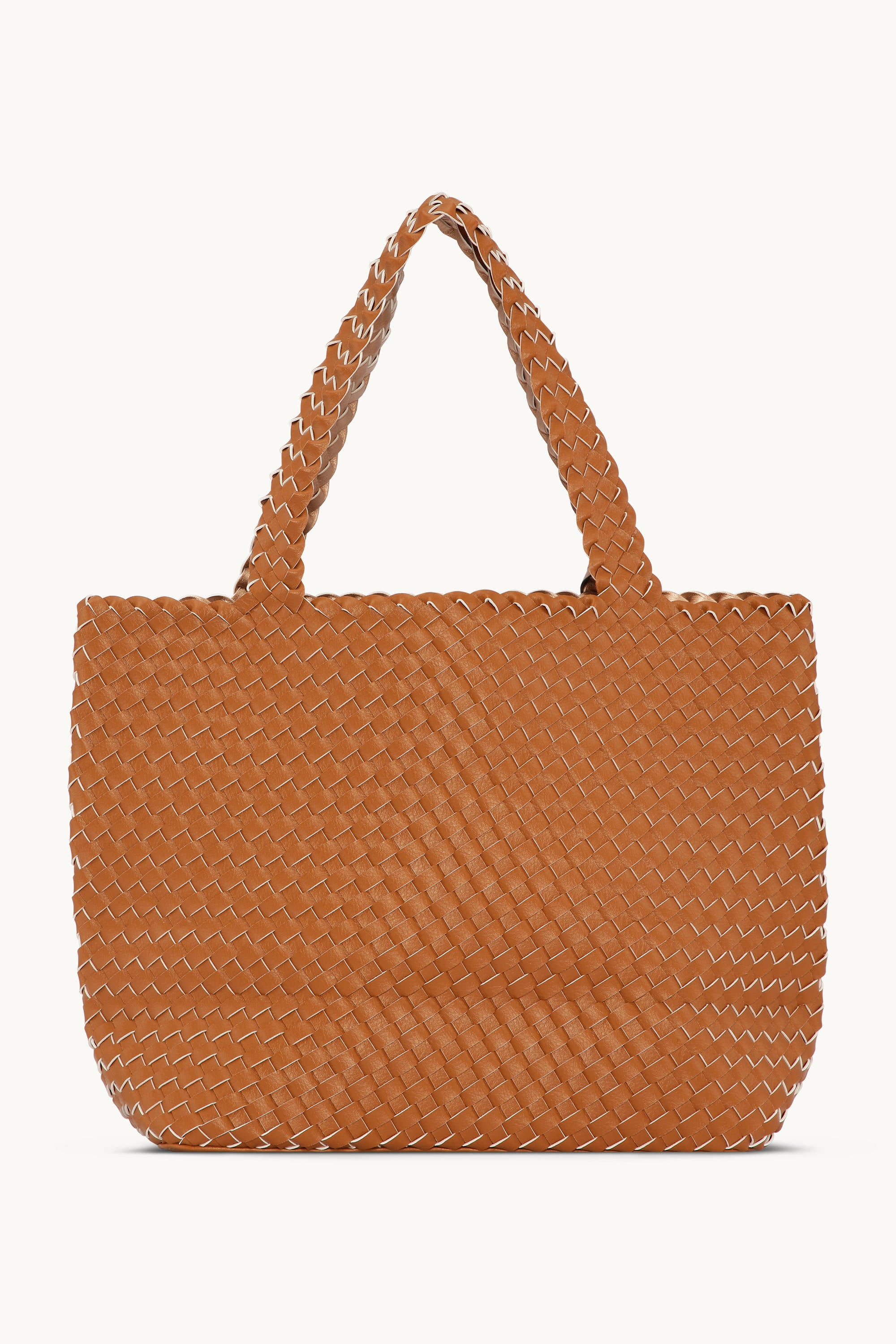 Tote Bag Geflochten - Burnt Caramel Copper
