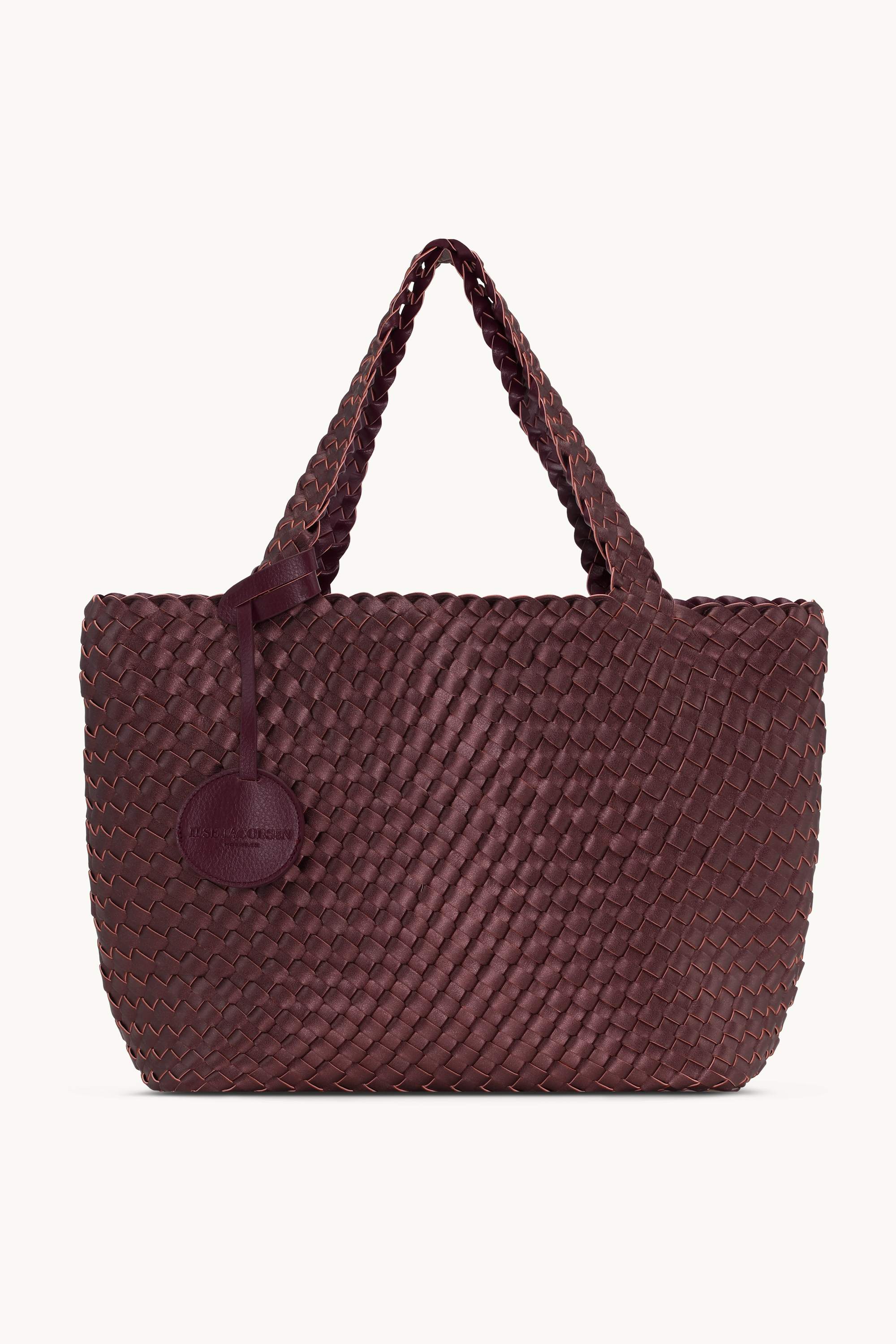 Tote Bag Geflochten - Maroon Banner Ebony