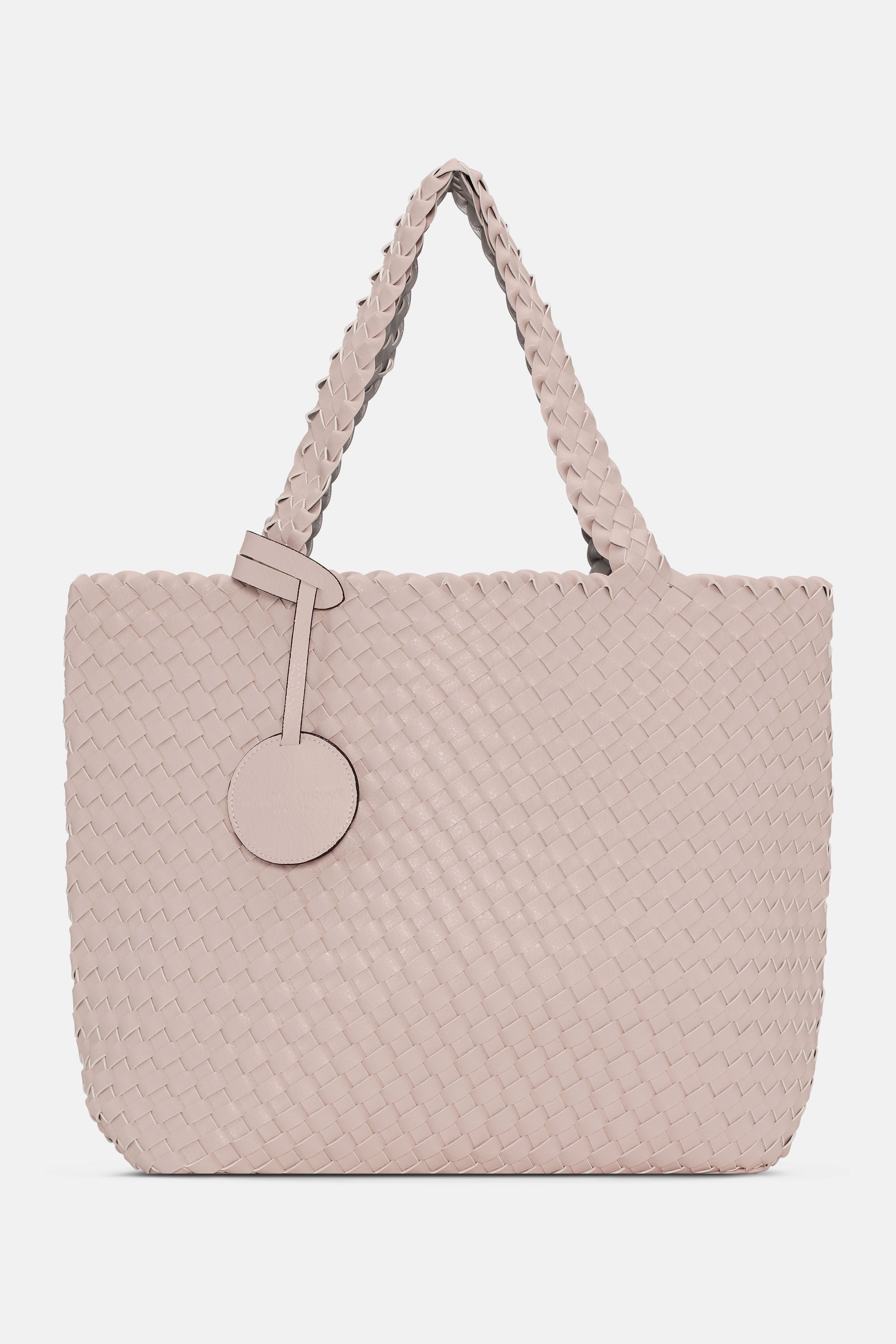 Tote Bag Geflochten - Rose Silver