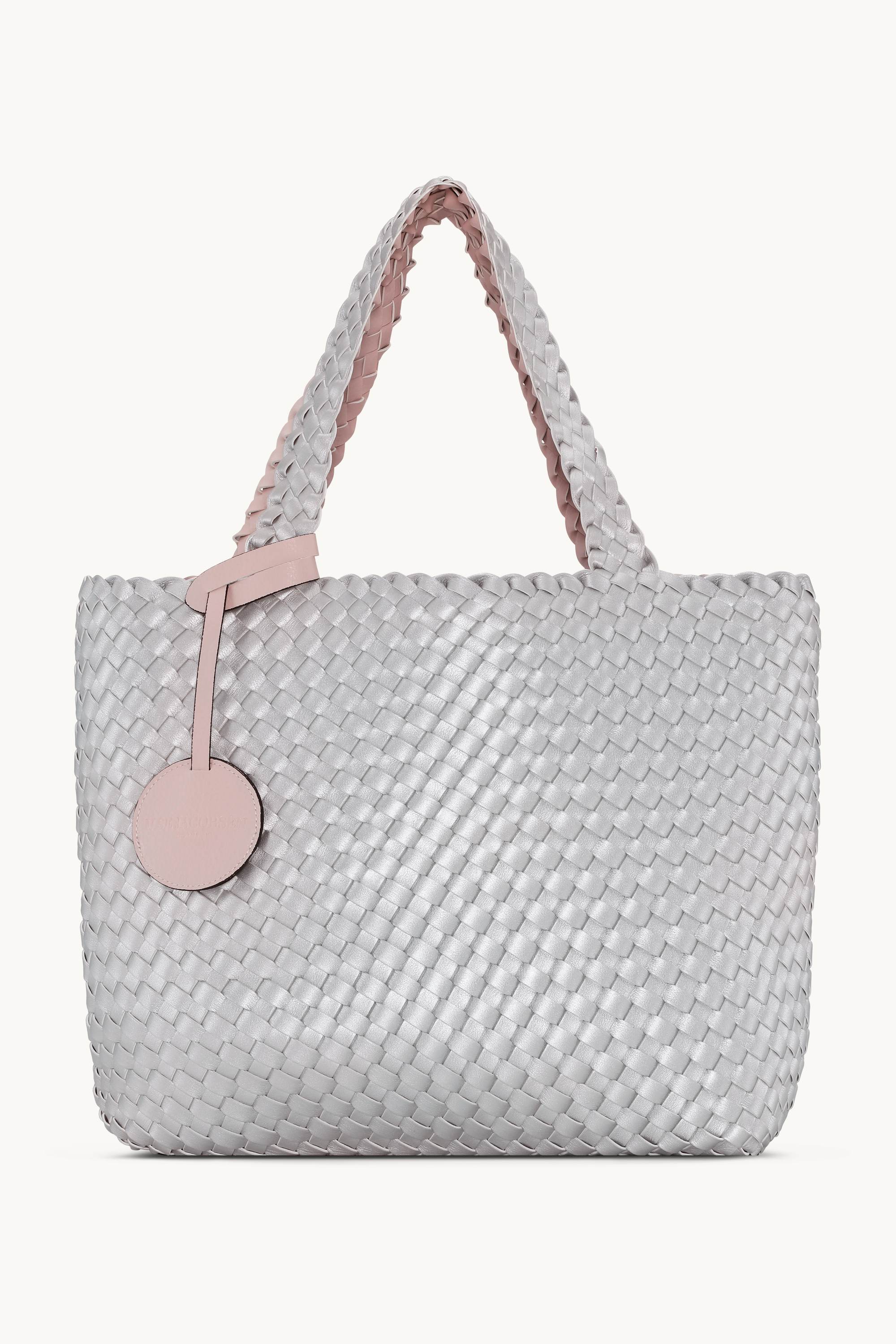 Tote Bag Geflochten - Rose Silver