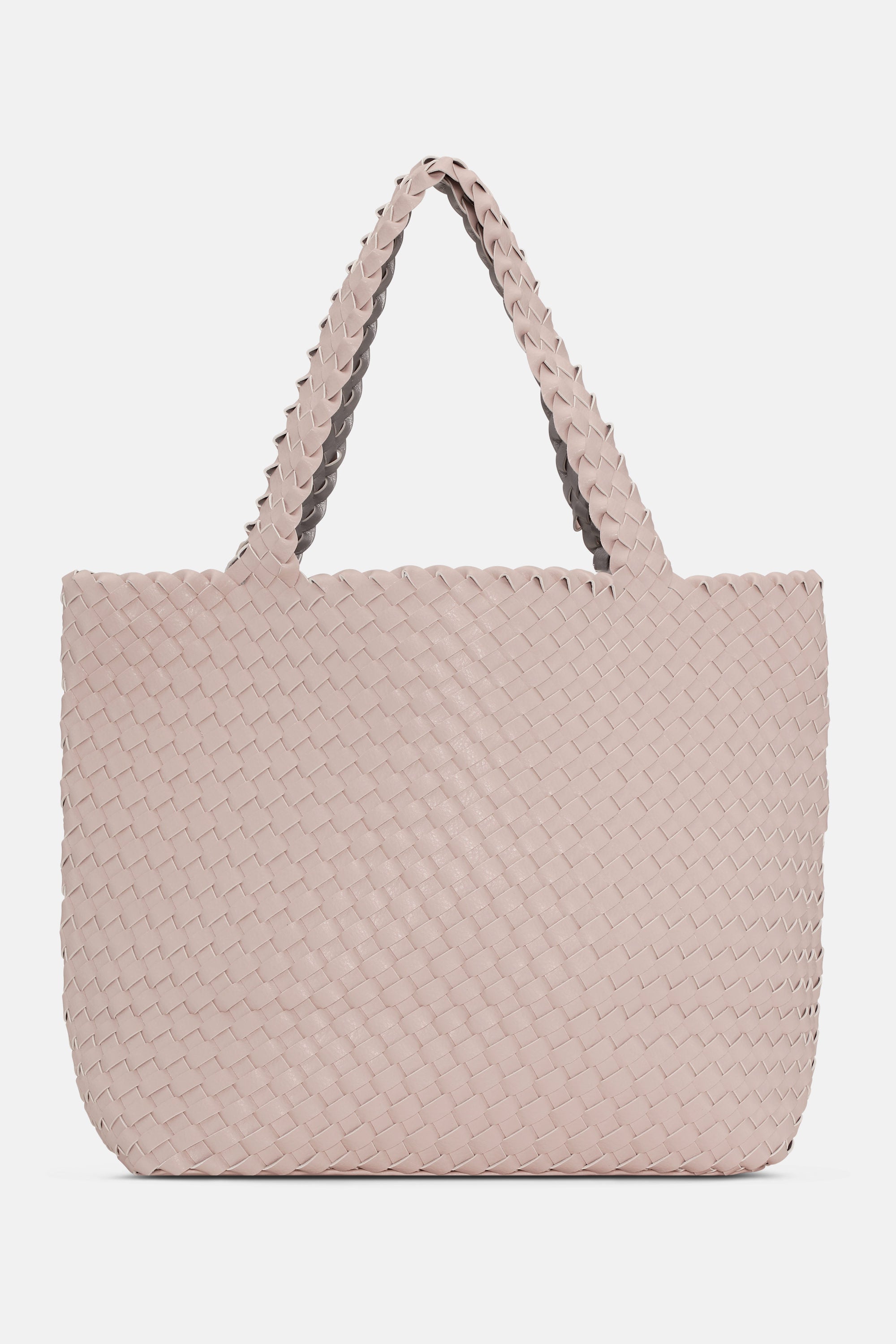 Tote Bag Geflochten - Rose Silver