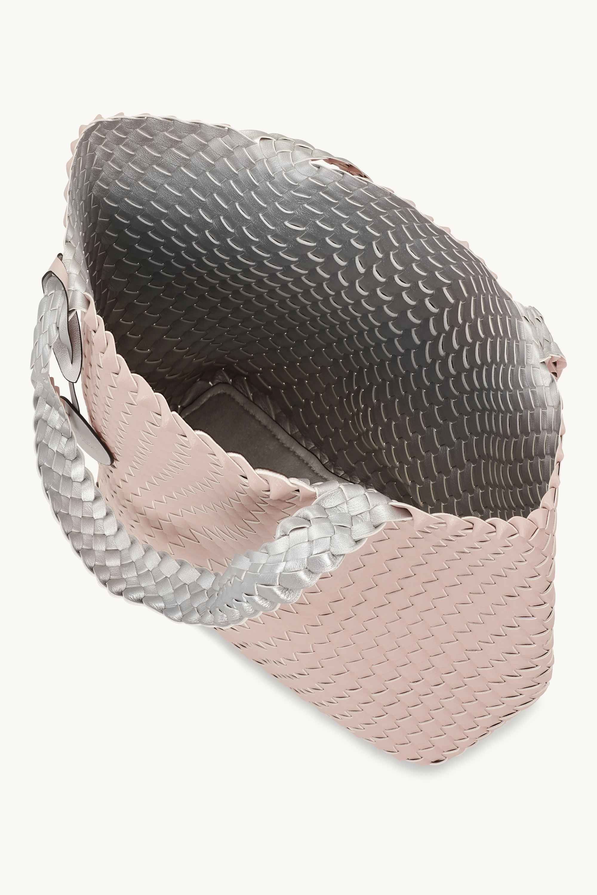 Tote Bag Geflochten - Rose Silver