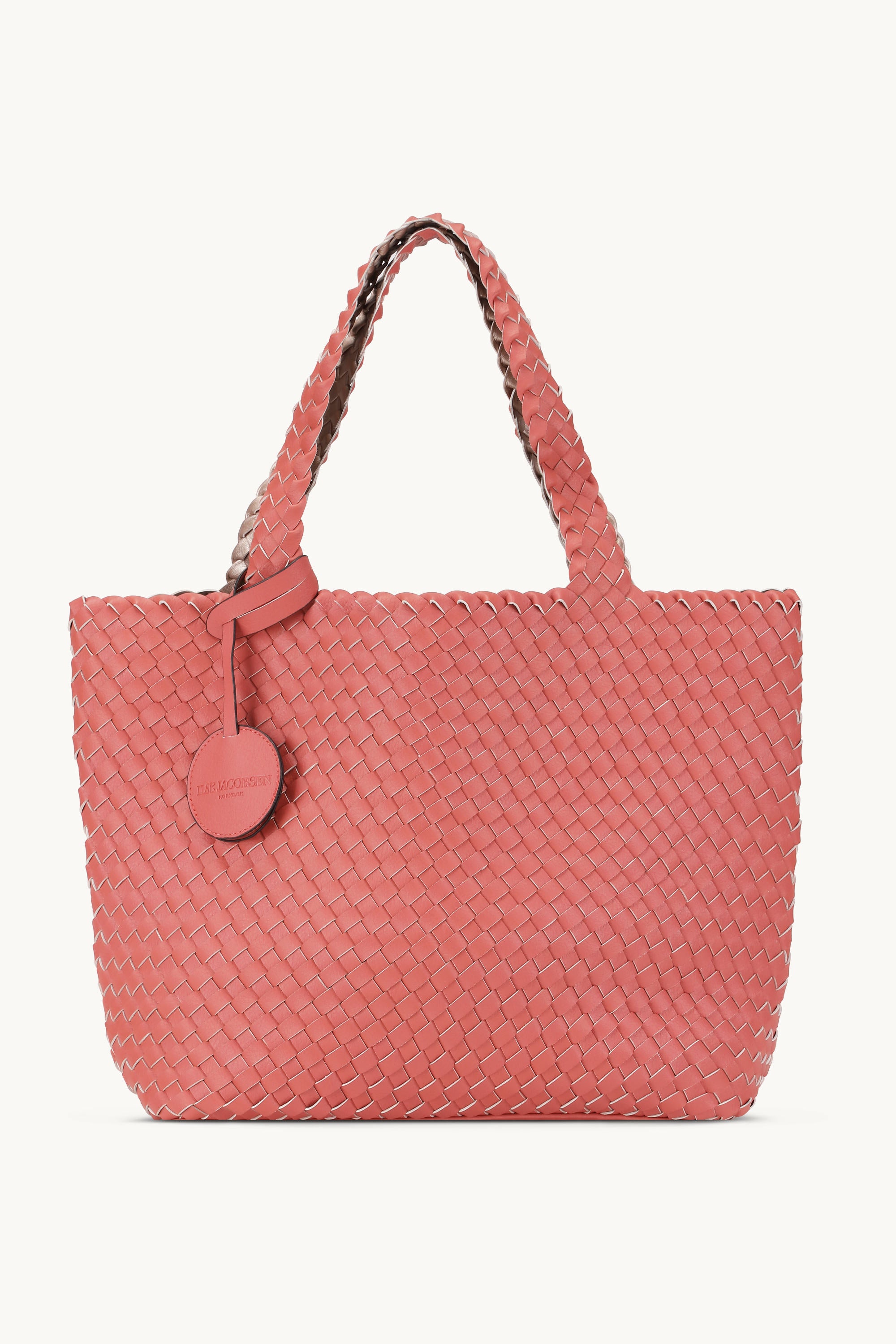Tote Bag Geflochten - Durbarry Metallic Rose