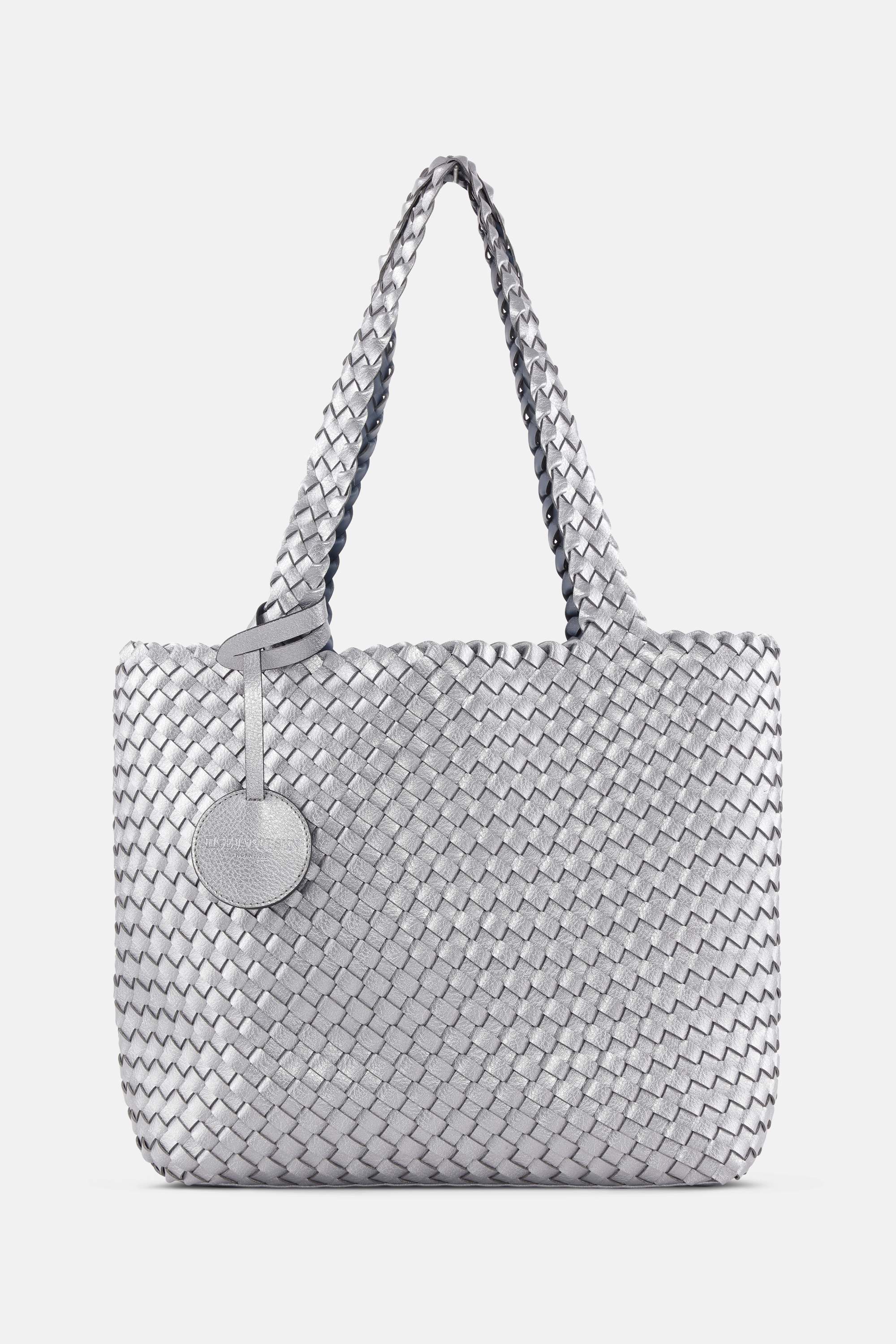 Tote Bag Geflochten - Orion Blue Antique Silver