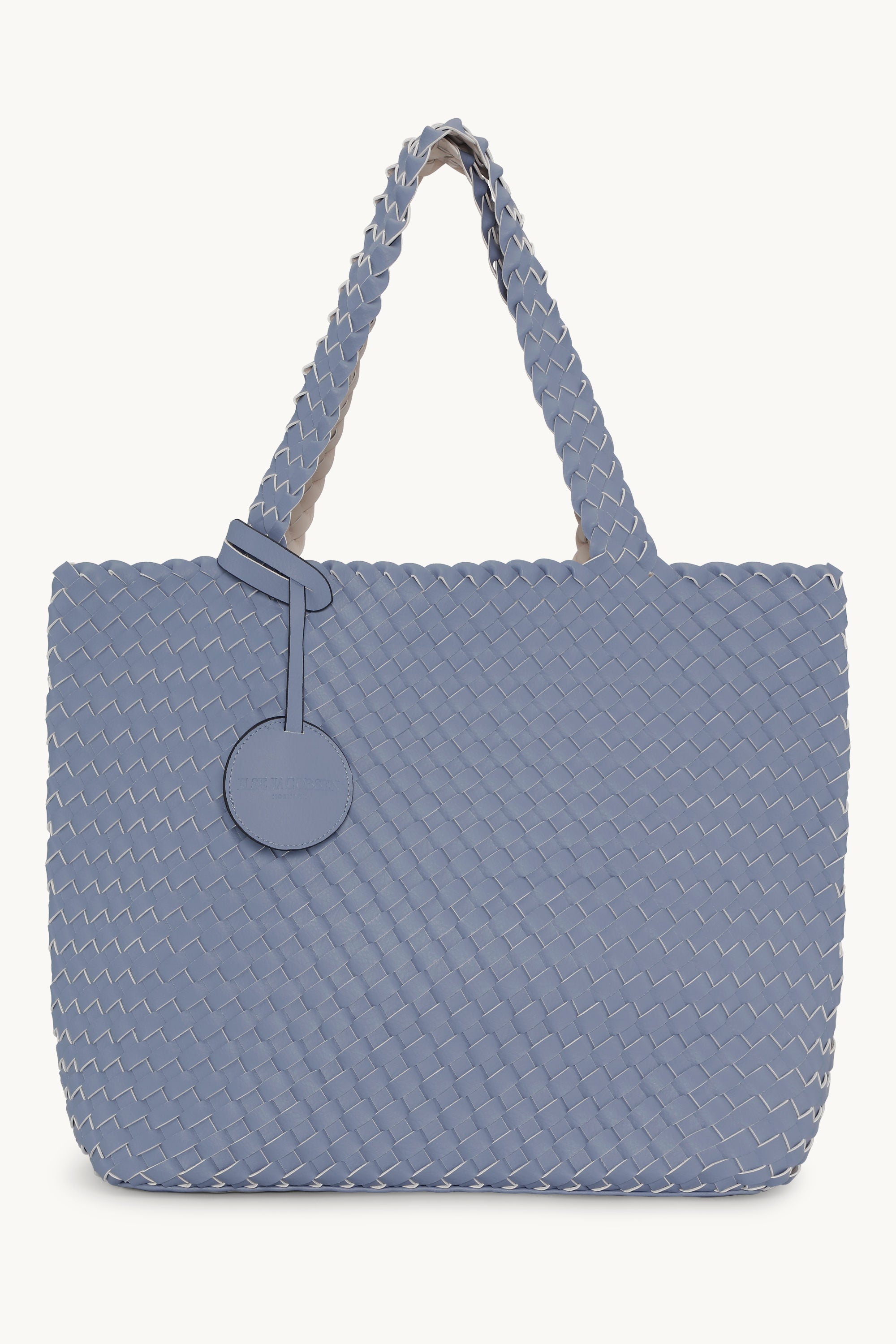 Tote Bag Geflochten - Blue Cloud Egg White