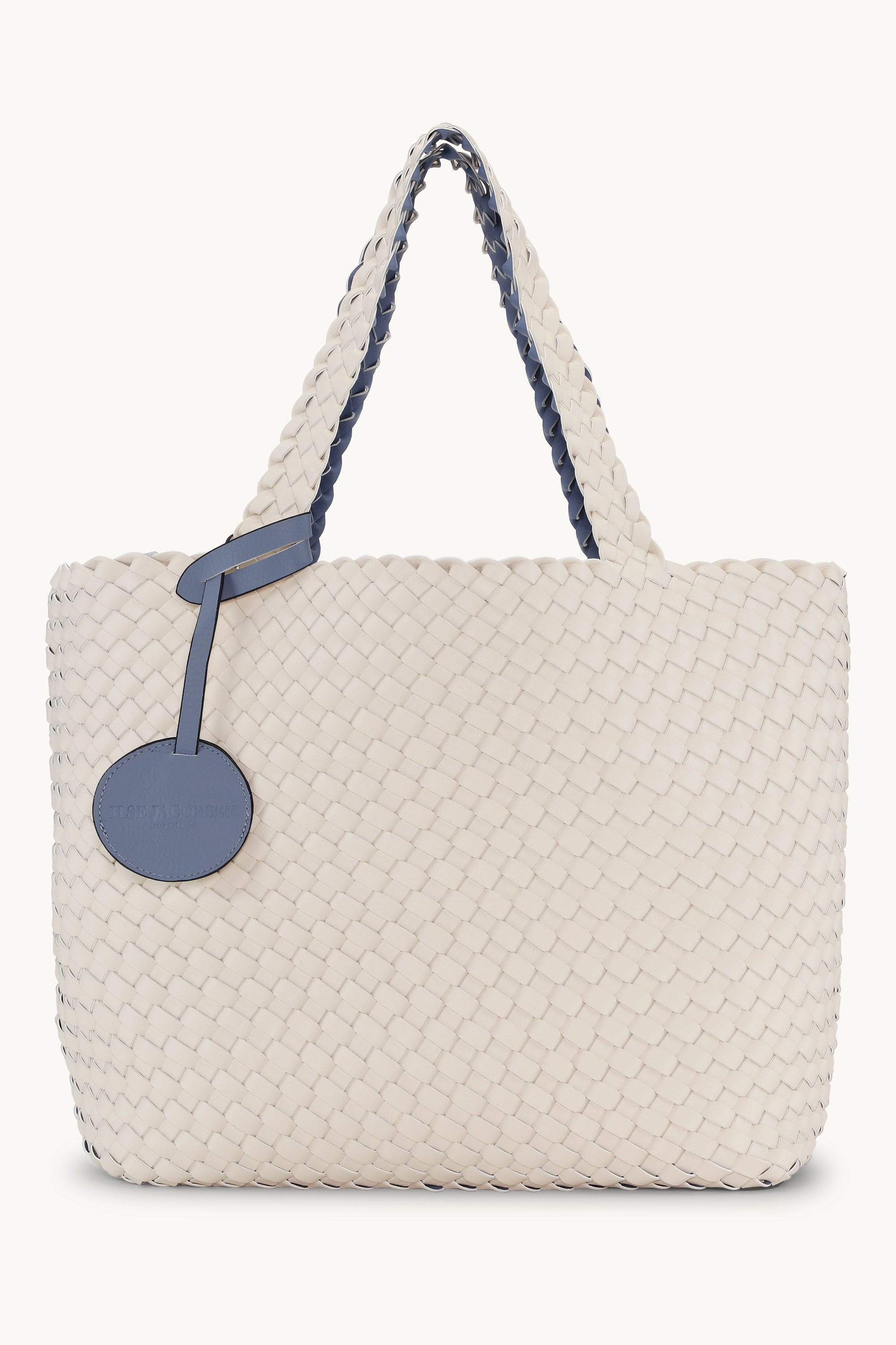 Tote Bag Geflochten - Blue Cloud Egg White