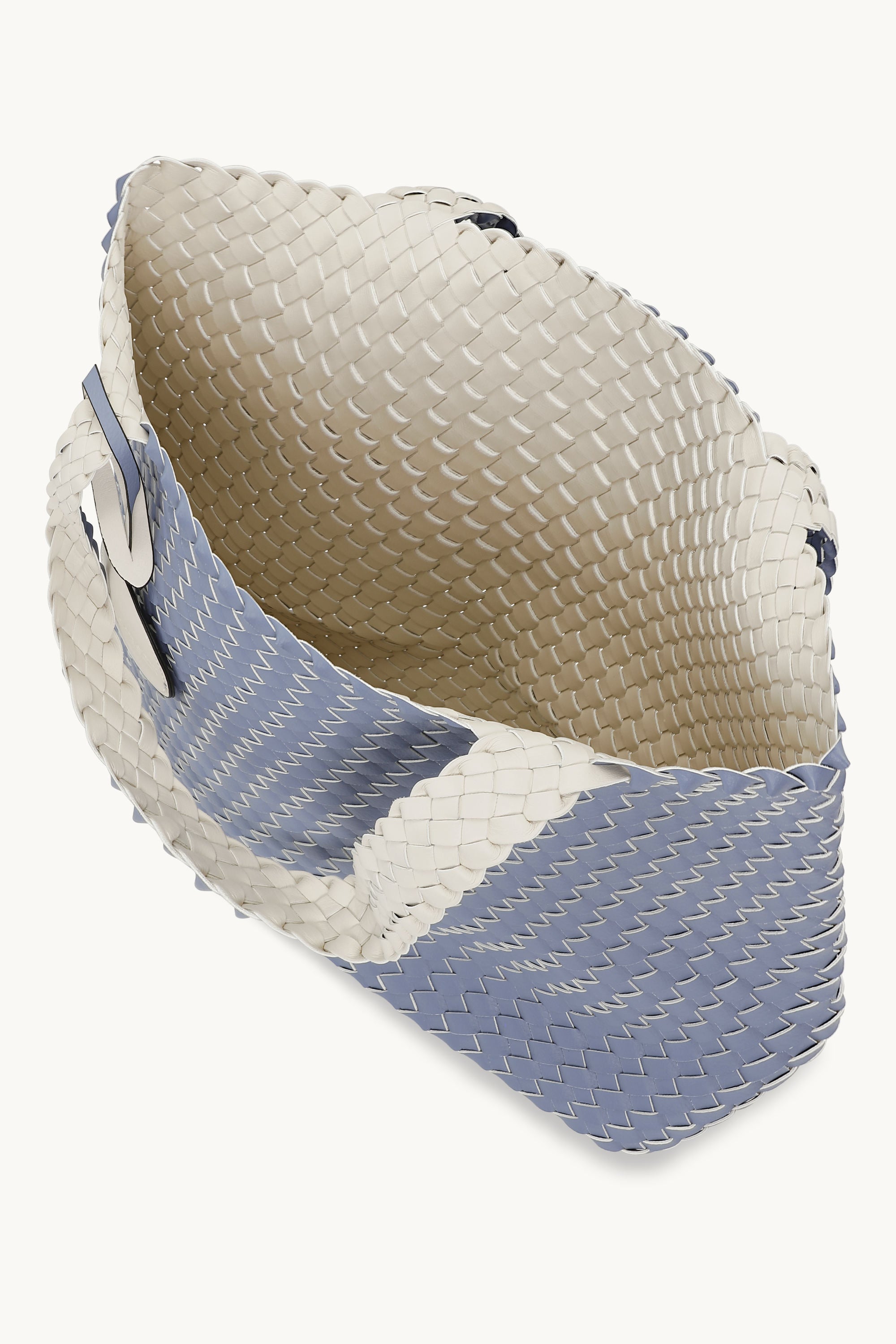 Tote Bag Geflochten - Blue Cloud Egg White