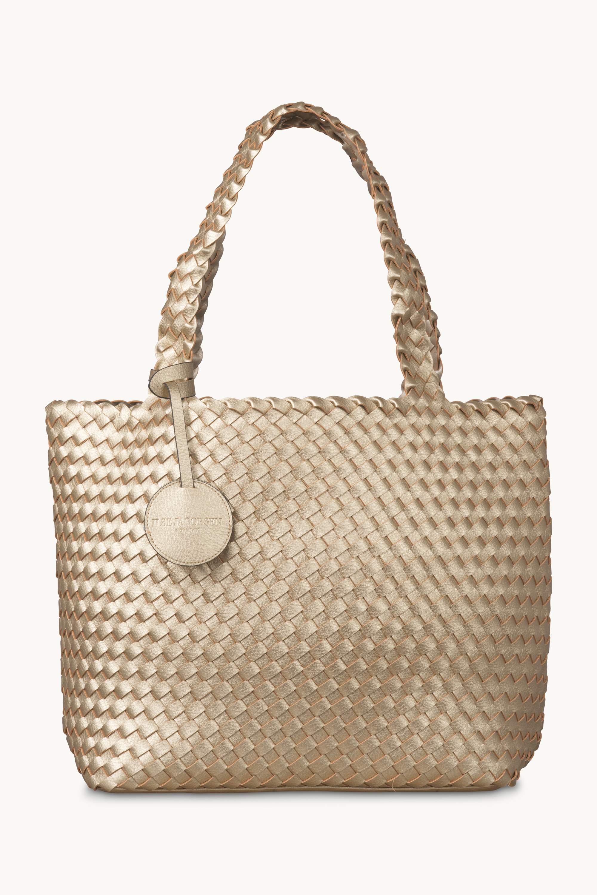 Tote Bag Geflochten - Platin Silver