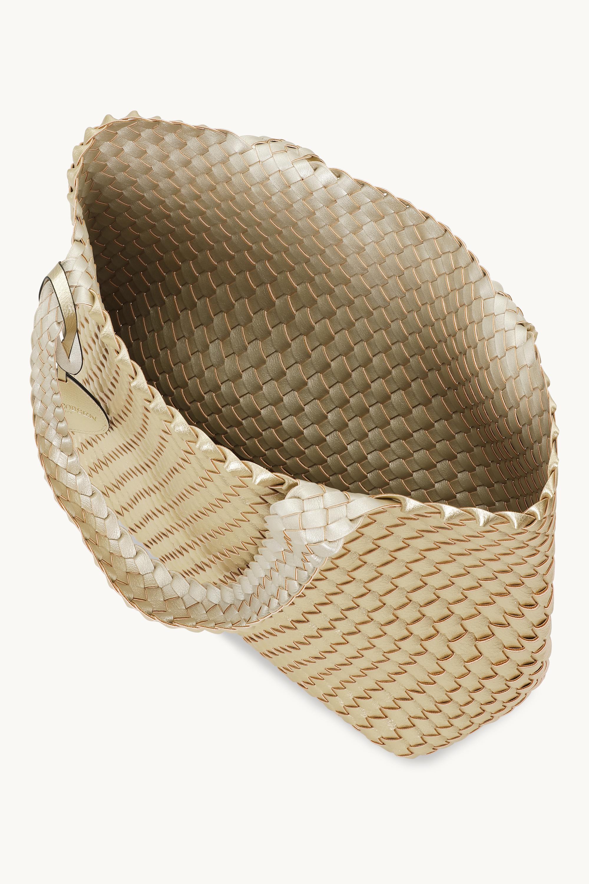 Tote Bag Geflochten - Platin Silver