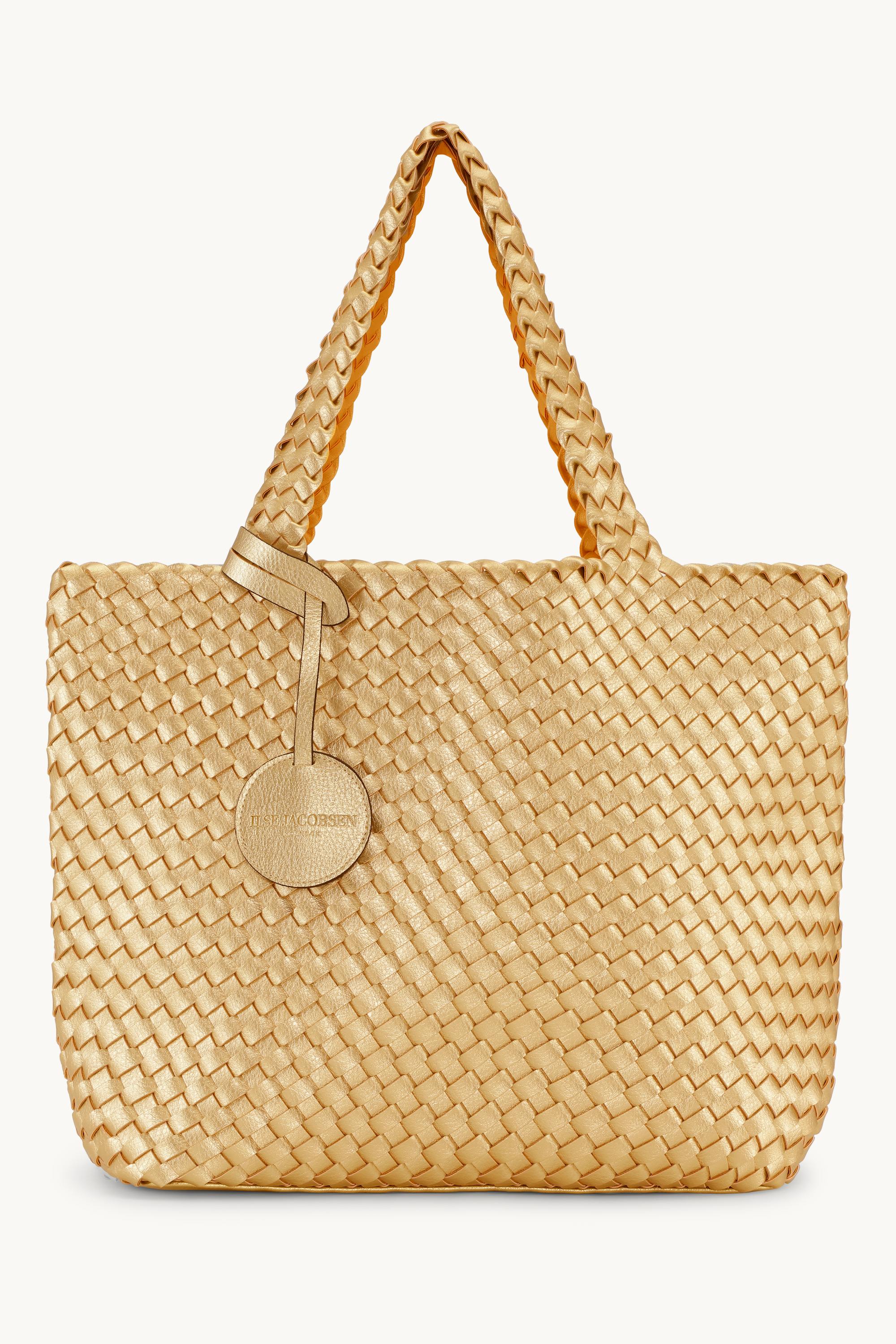 Tote Bag Geflochten - Golden Nugget Golden Nugget Metallic