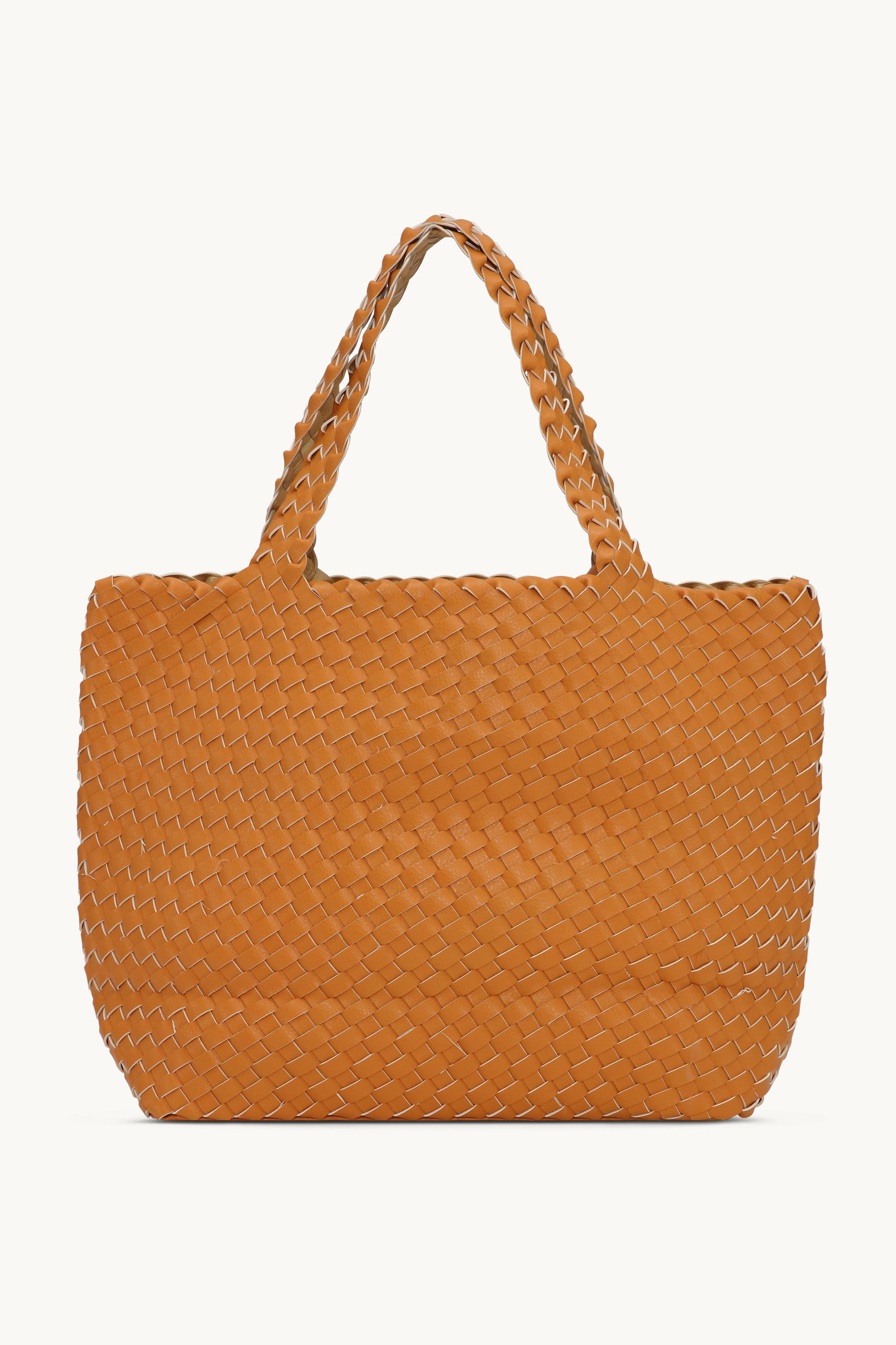 Tote Bag Geflochten - Golden Nugget Golden Nugget Metallic