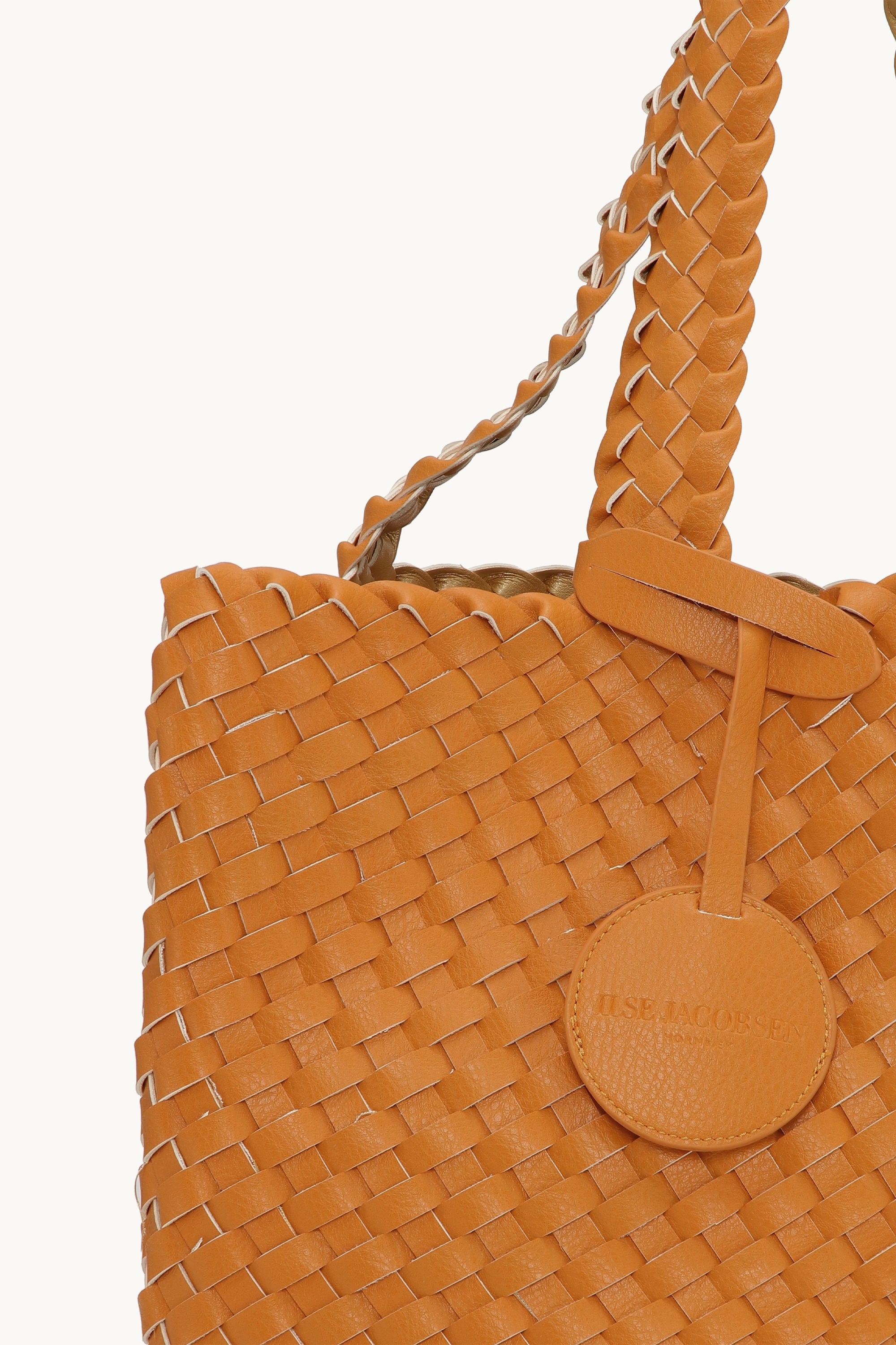 Tote Bag Geflochten - Golden Nugget Golden Nugget Metallic