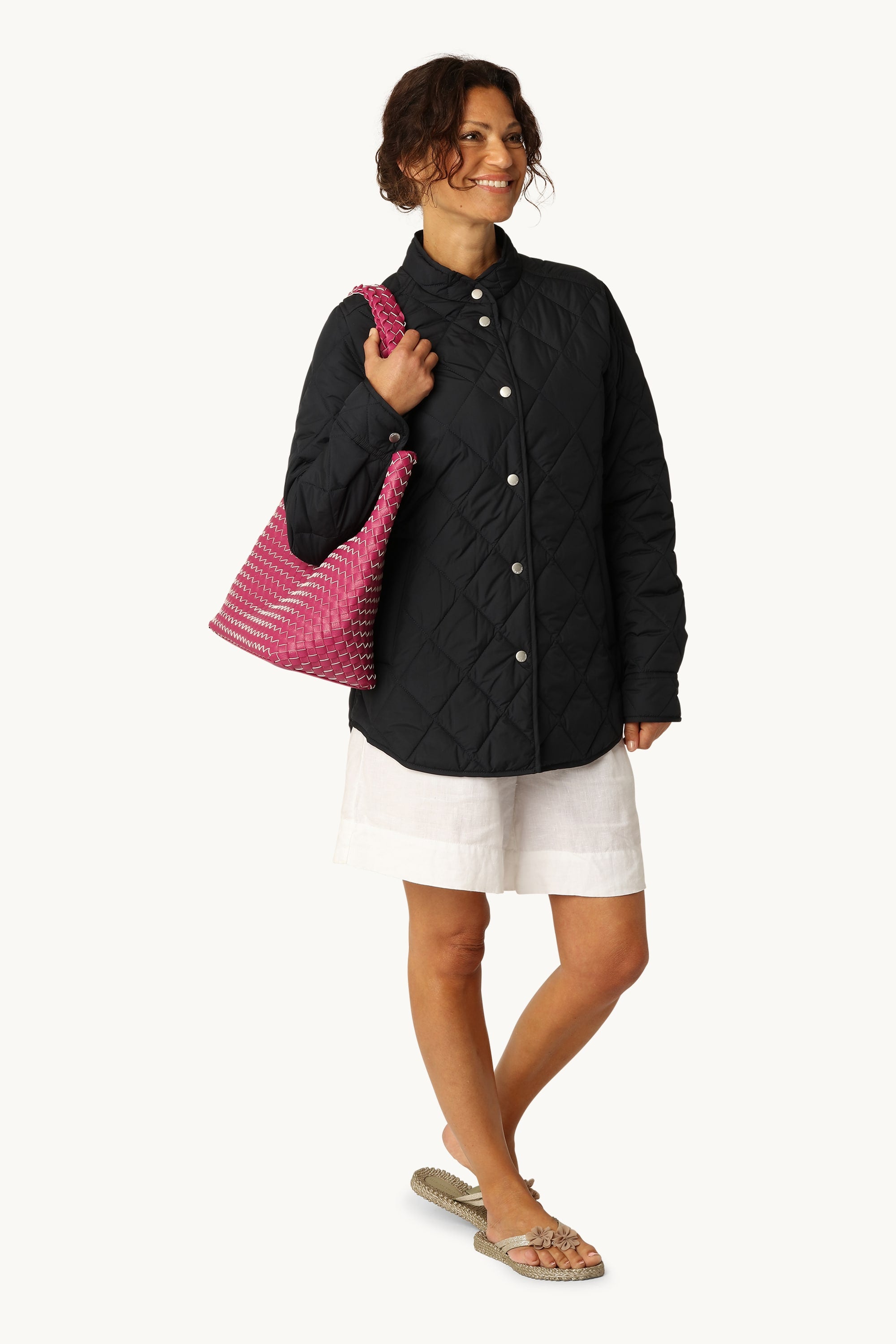 Tote Bag Geflochten - Magenta Haze Magenta Haze Metallic