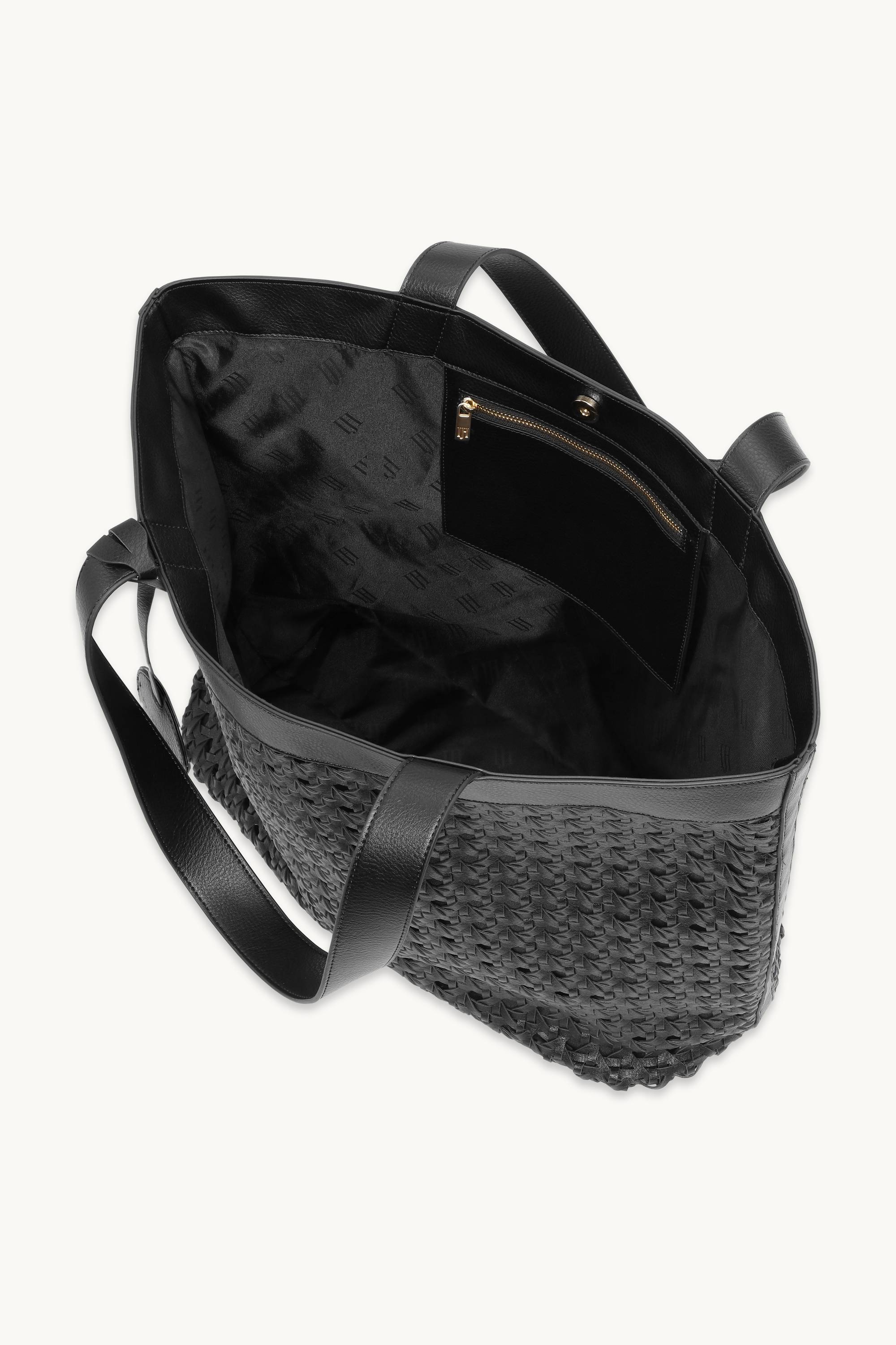 Große Beach Bag - Black Black