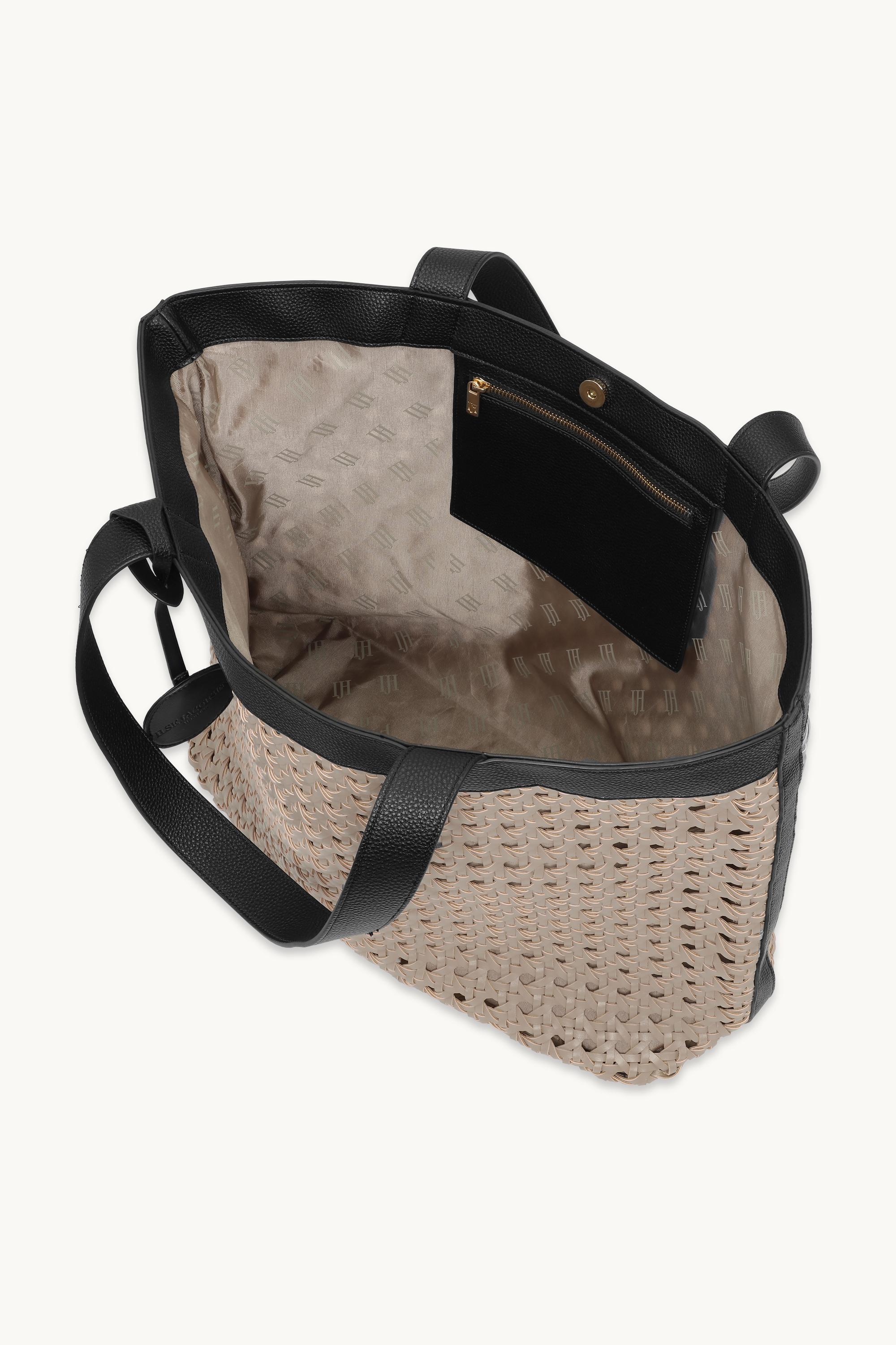 Große Beach Bag - Sand Pile Black