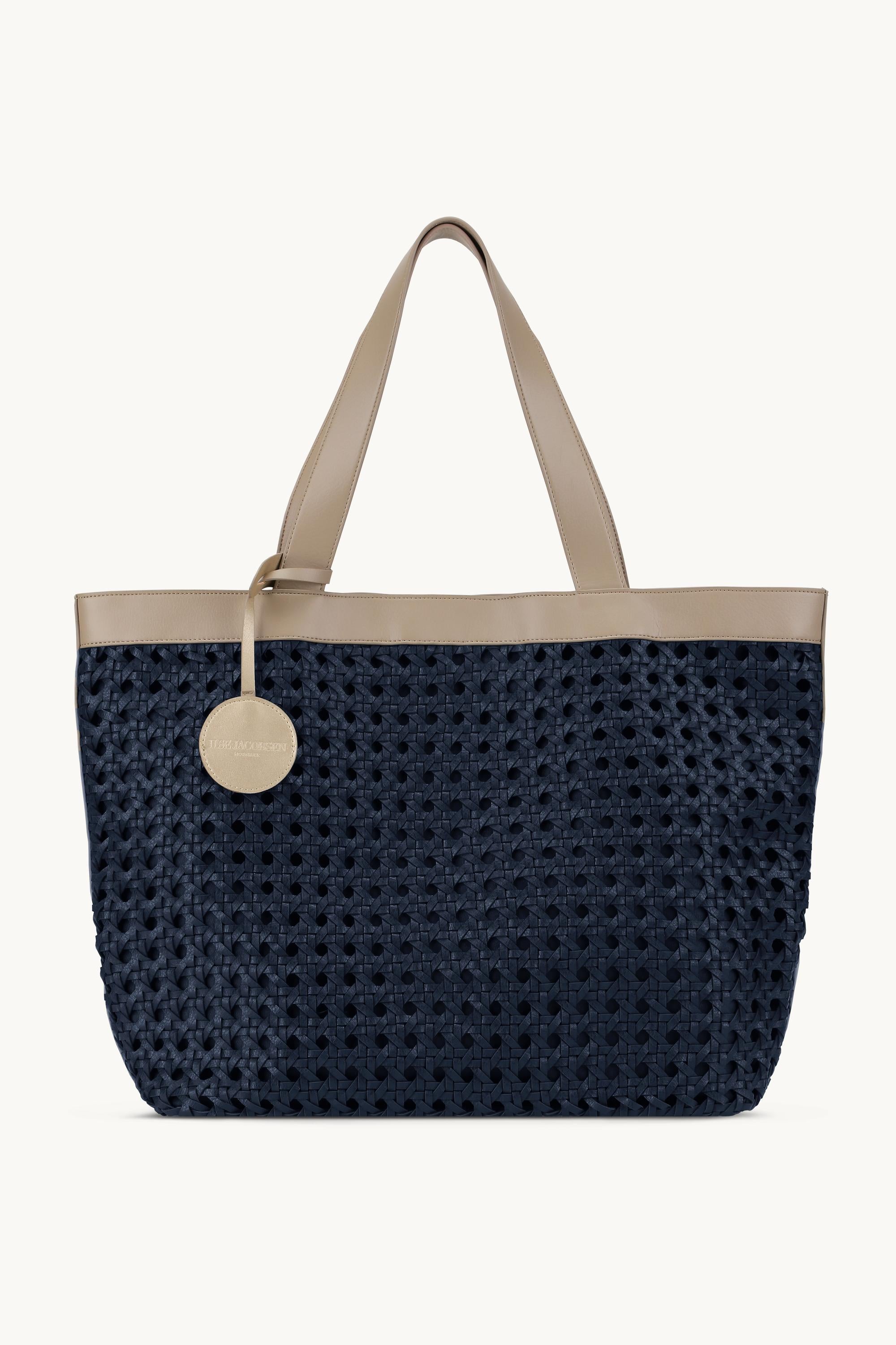Große Beach Bag - Dark Indigo Sand Pile