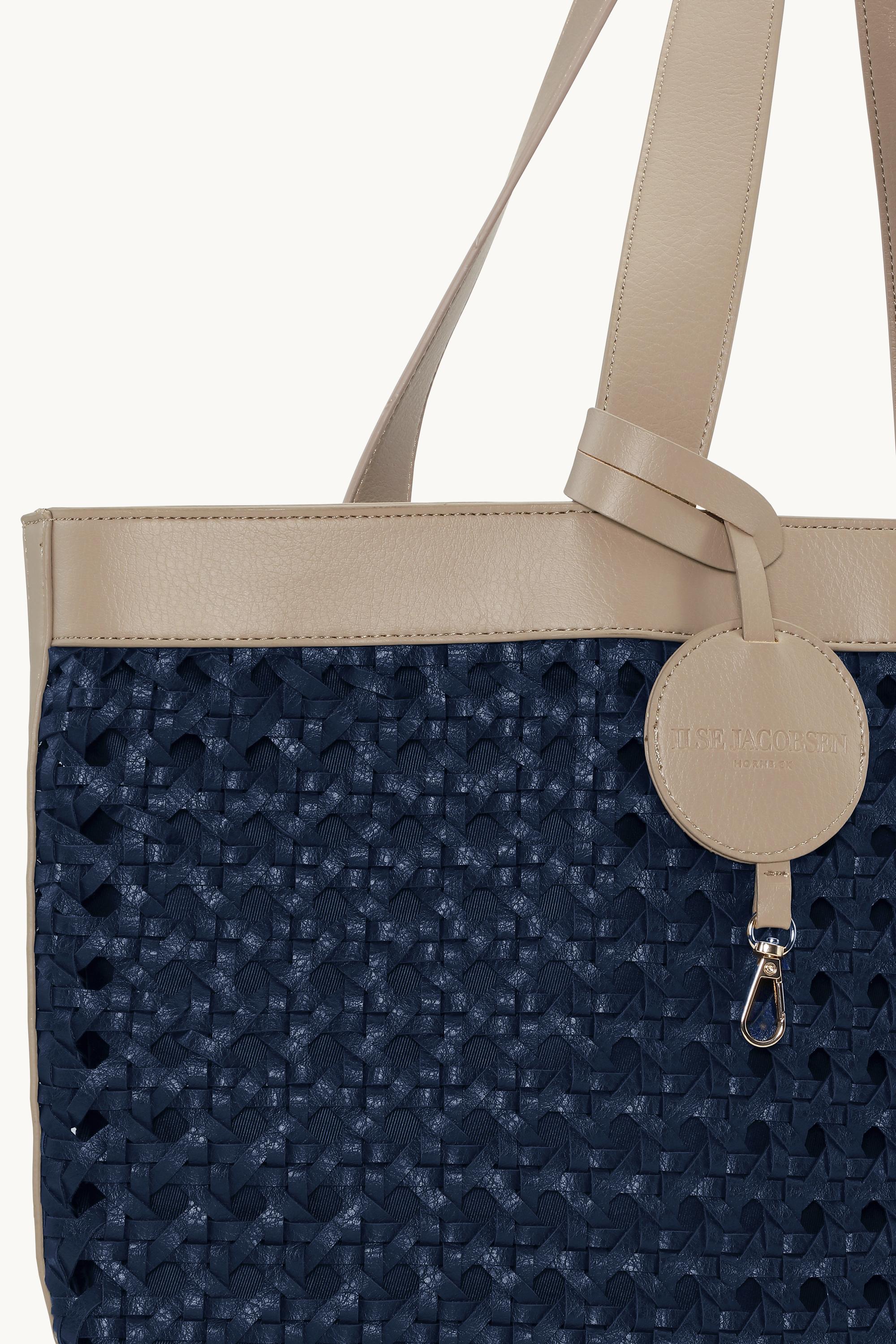 Große Beach Bag - Dark Indigo Sand Pile