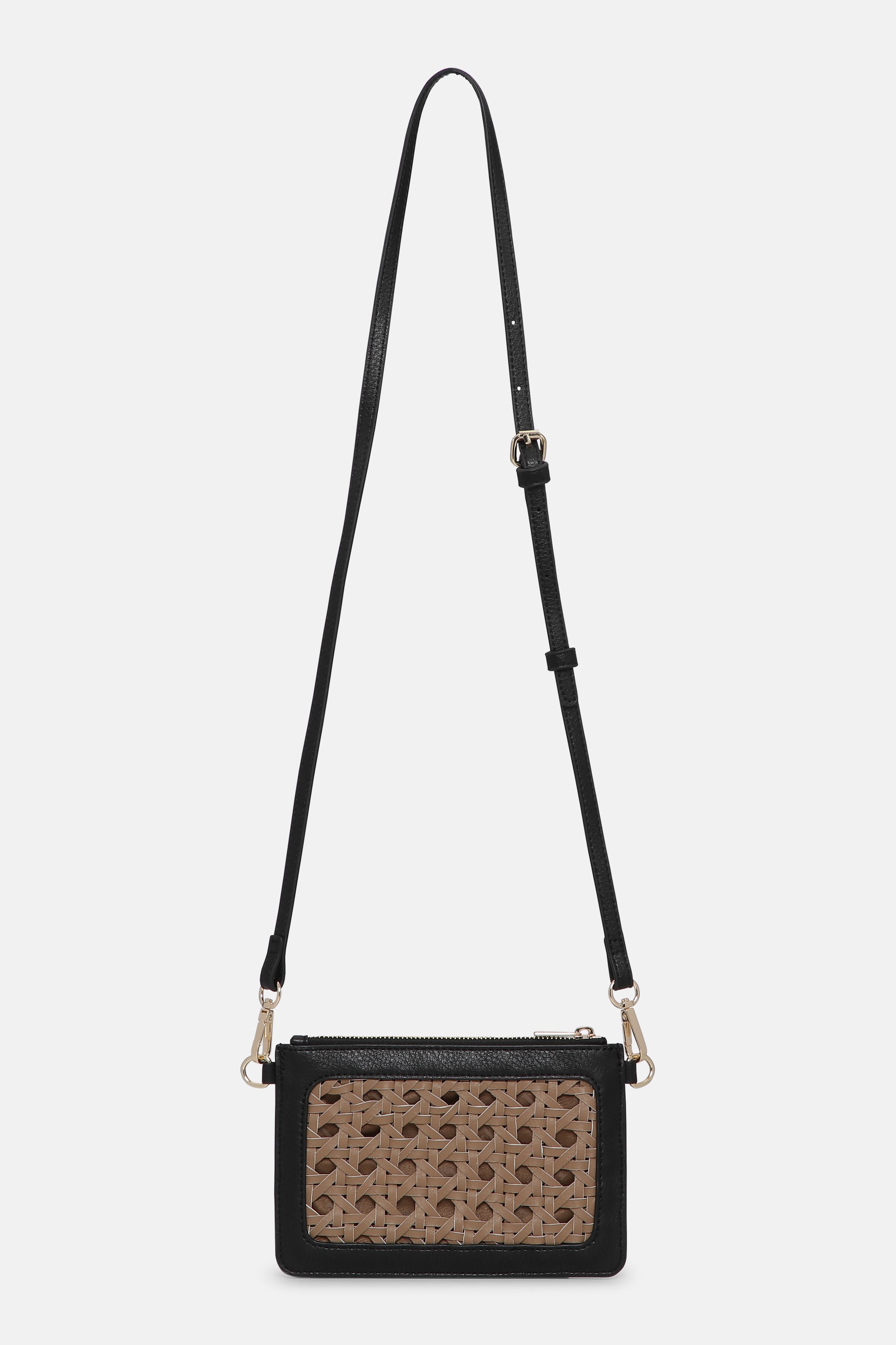 Braided Wallet - Mocca Black