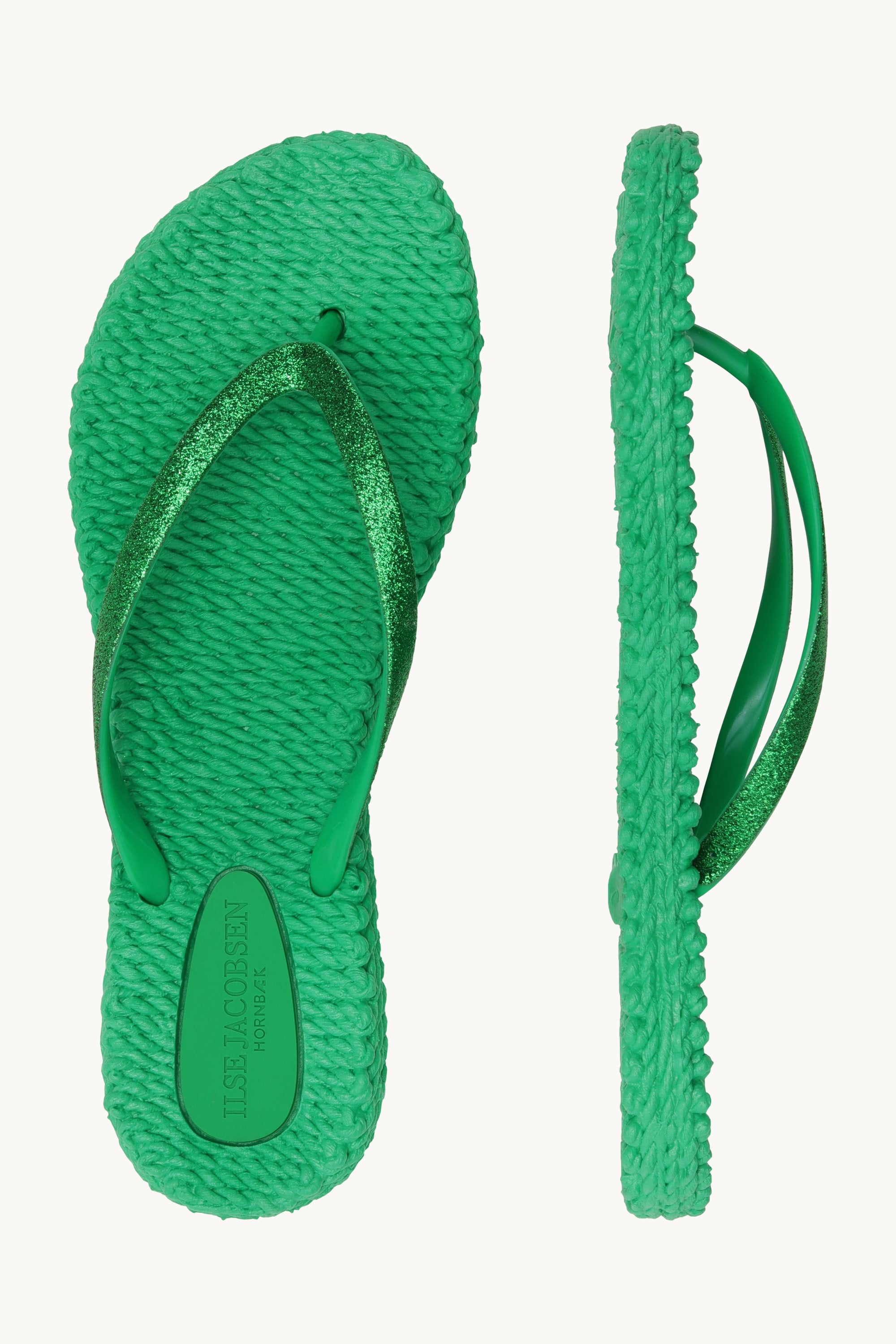 Flip-flops Glitter - Fern Green