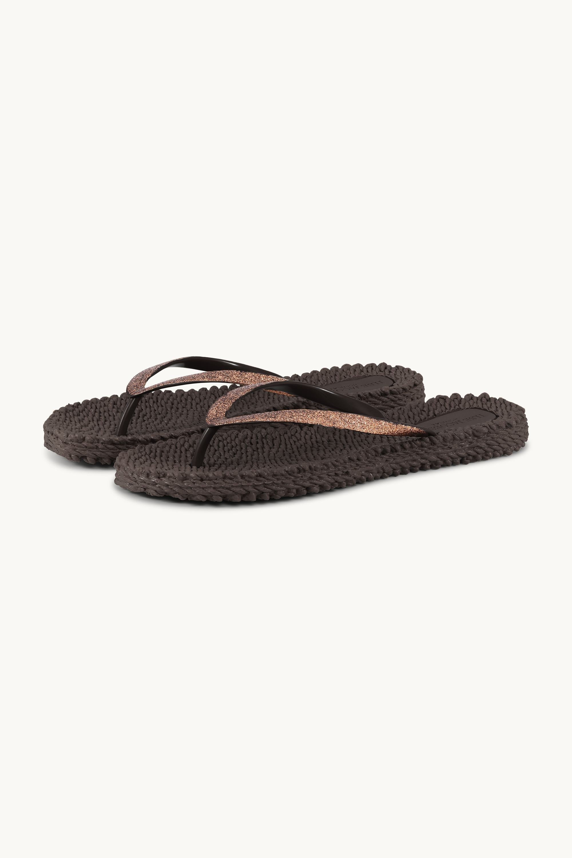 Flip-flops Glitter - Prune