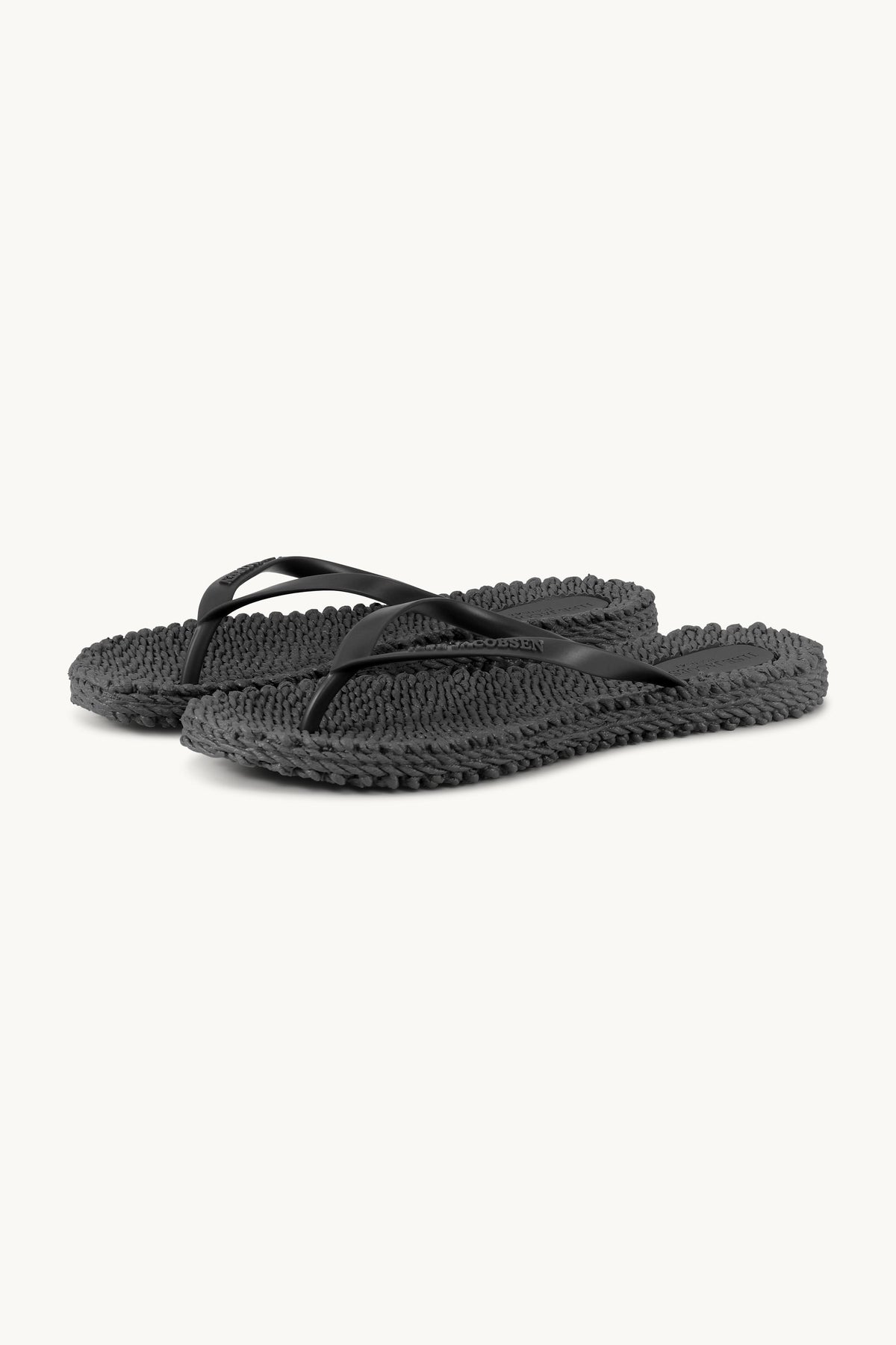 Flip-flops with Logo Straps - Black