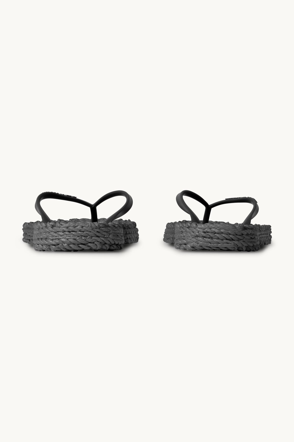 Flip-flops with Logo Straps - Black