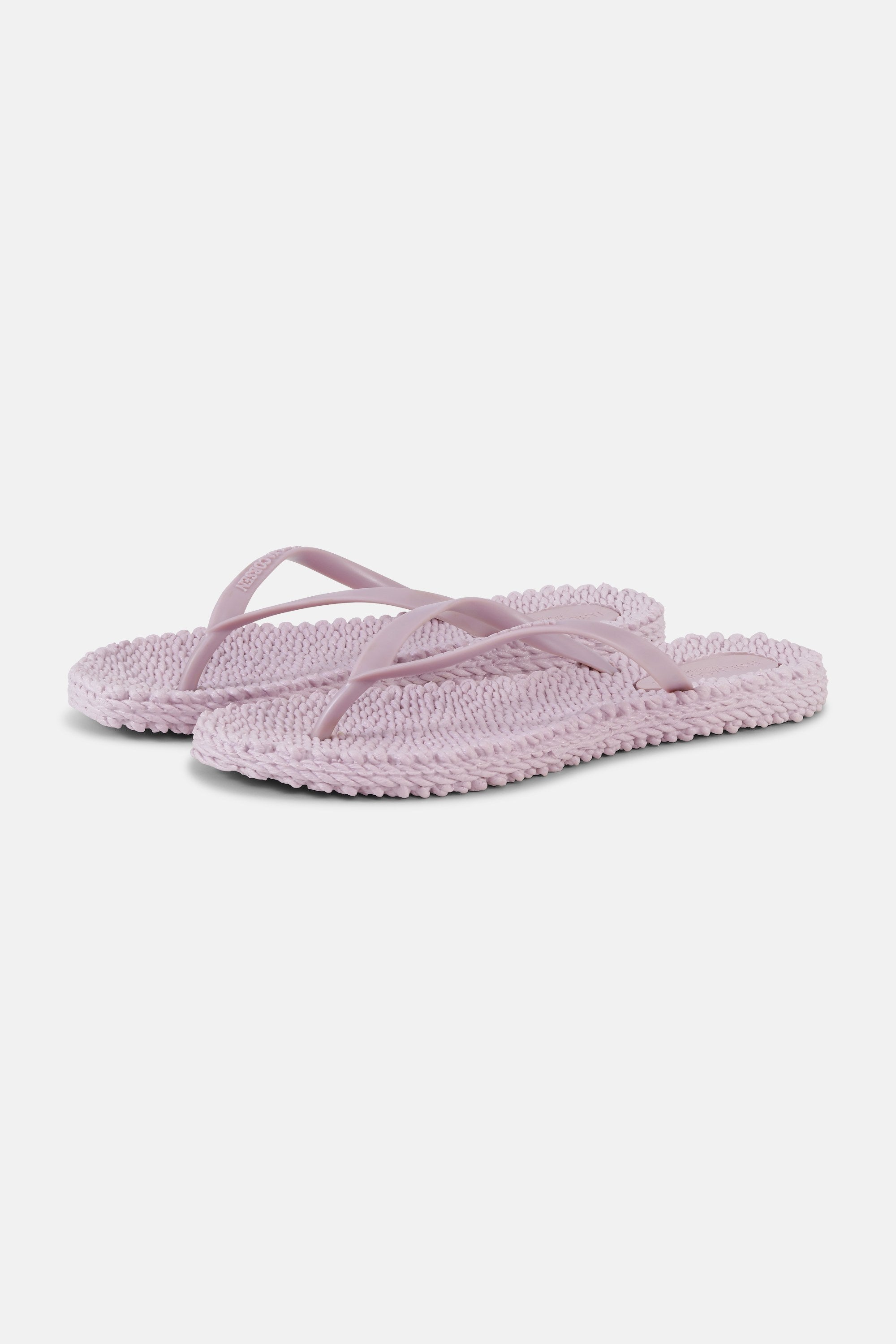 Flip Flops With Logo - Mauve Shadows