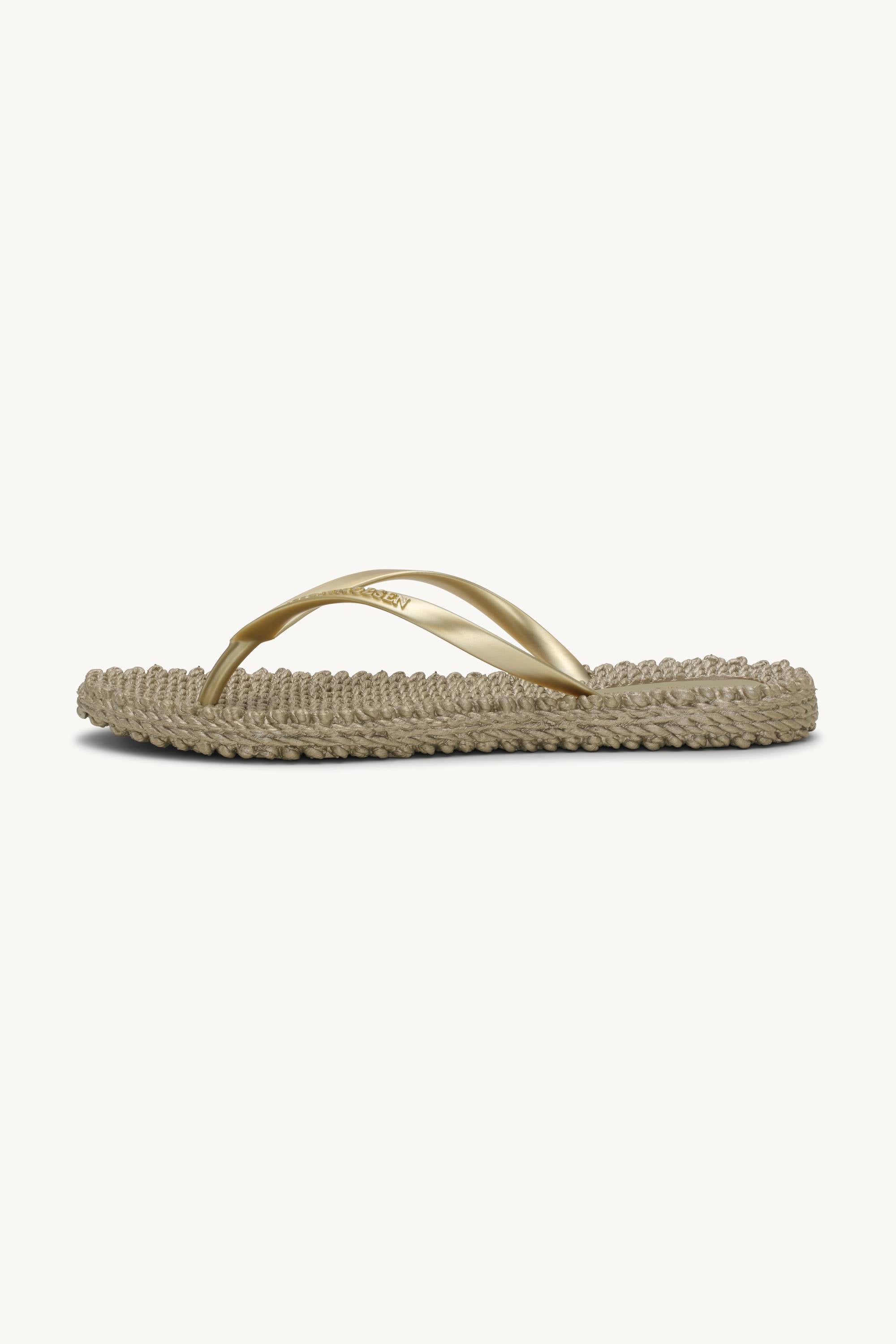 Flip Flops With Logo - Platin
