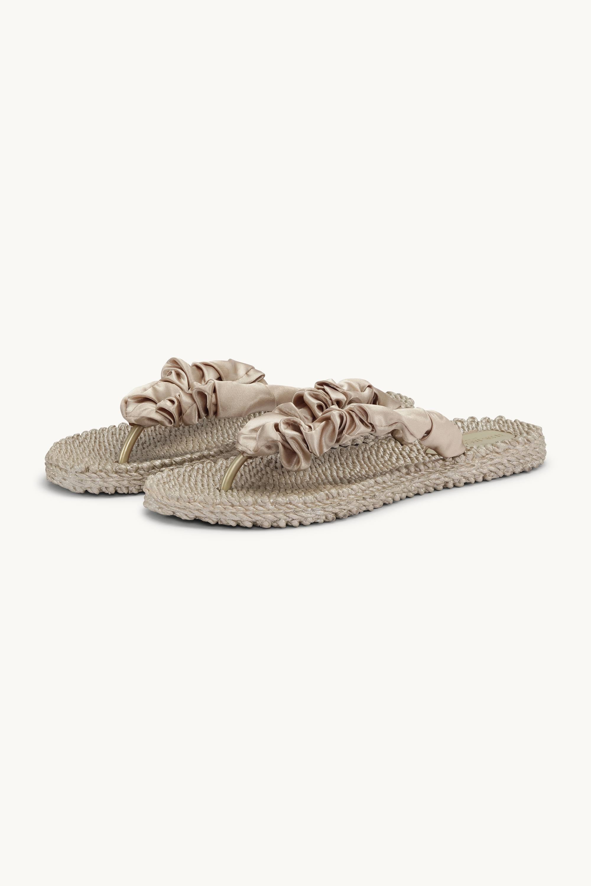 Flip-flops Fabric - Platin