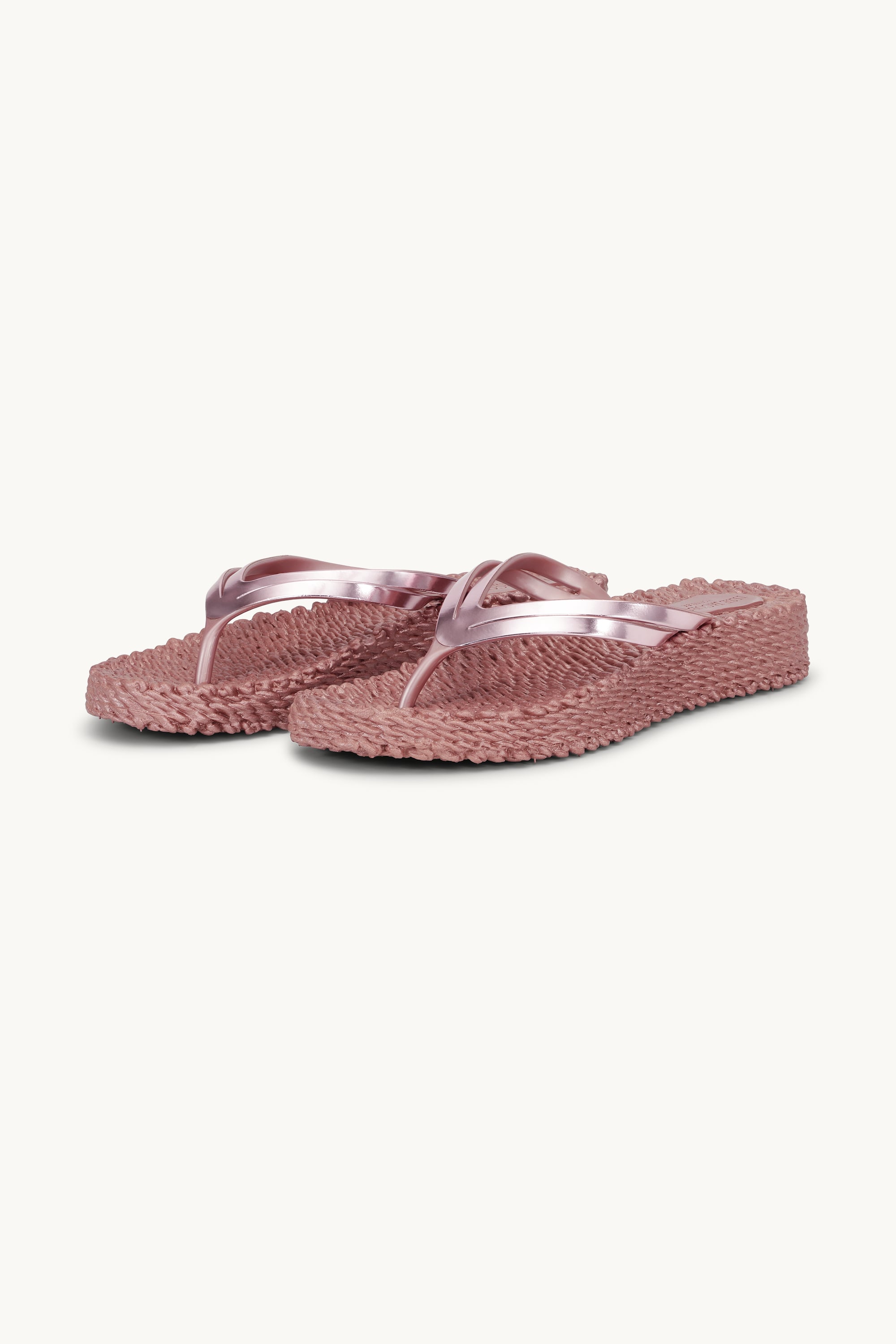 Plateau Flip-Flops Metallic - Rose Gold