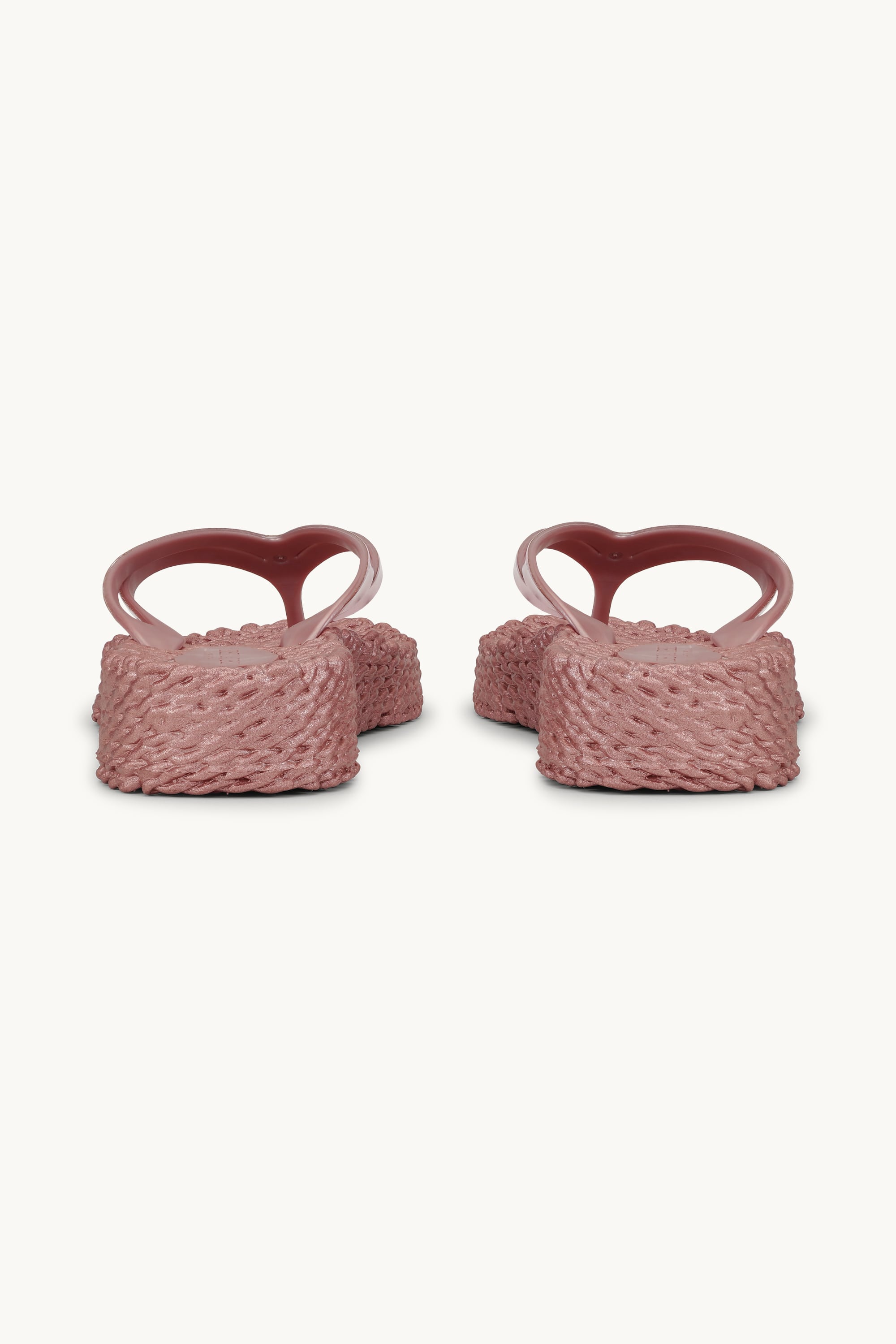 Plateau Flip-Flops Metallic - Rose Gold