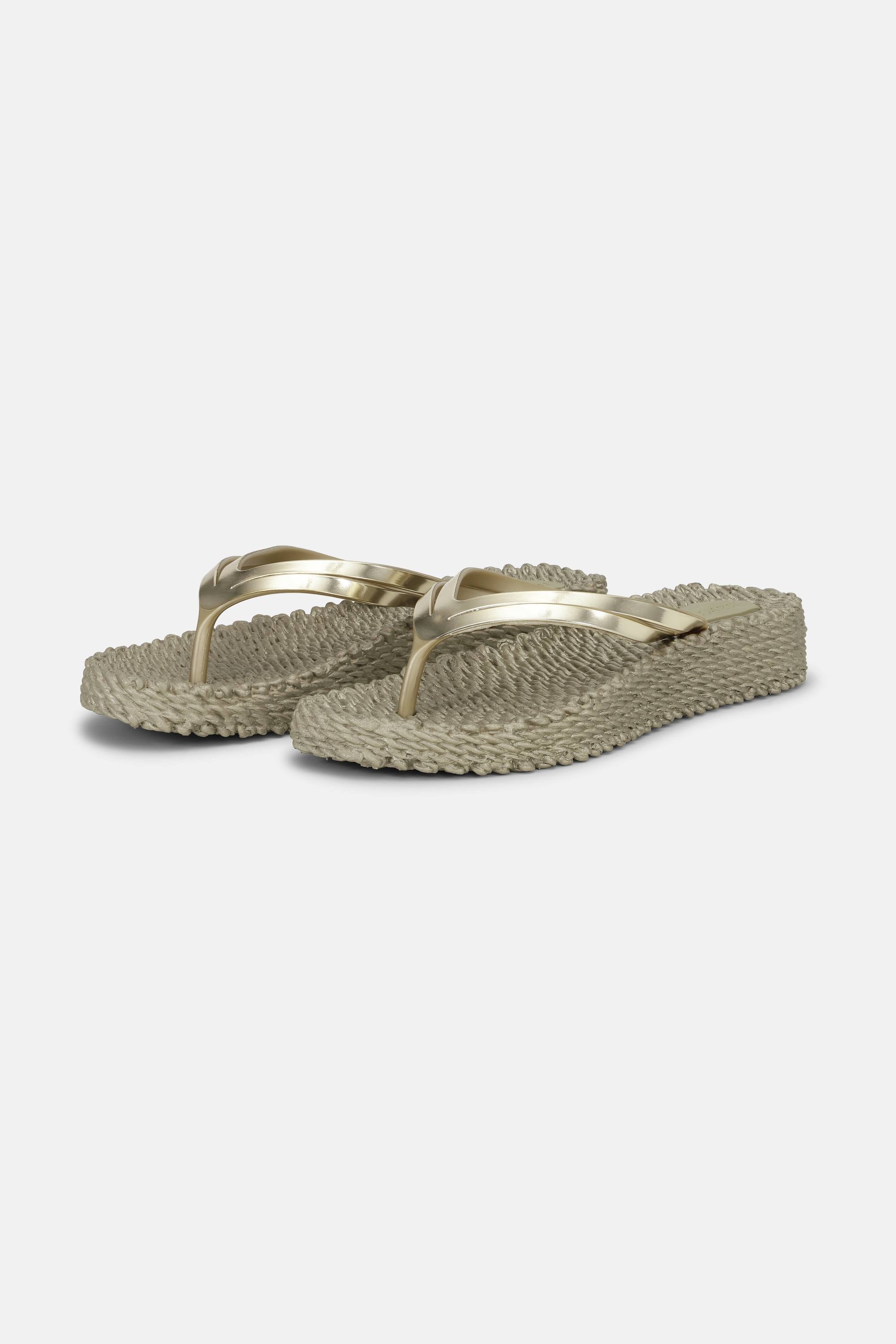 Plateau Flip-Flops Metallic - Platin