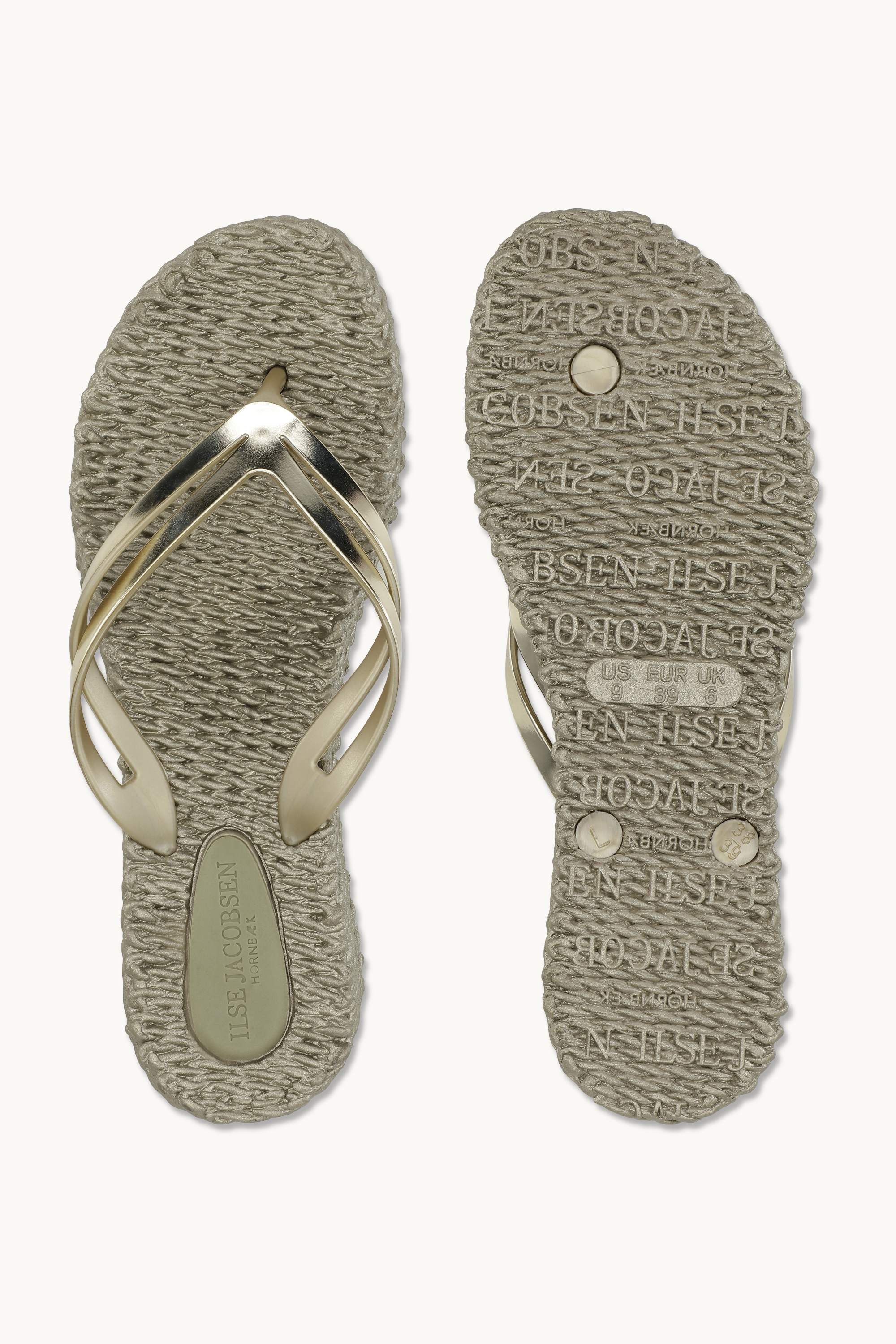 Plateau Flip-Flops Metallic - Platin