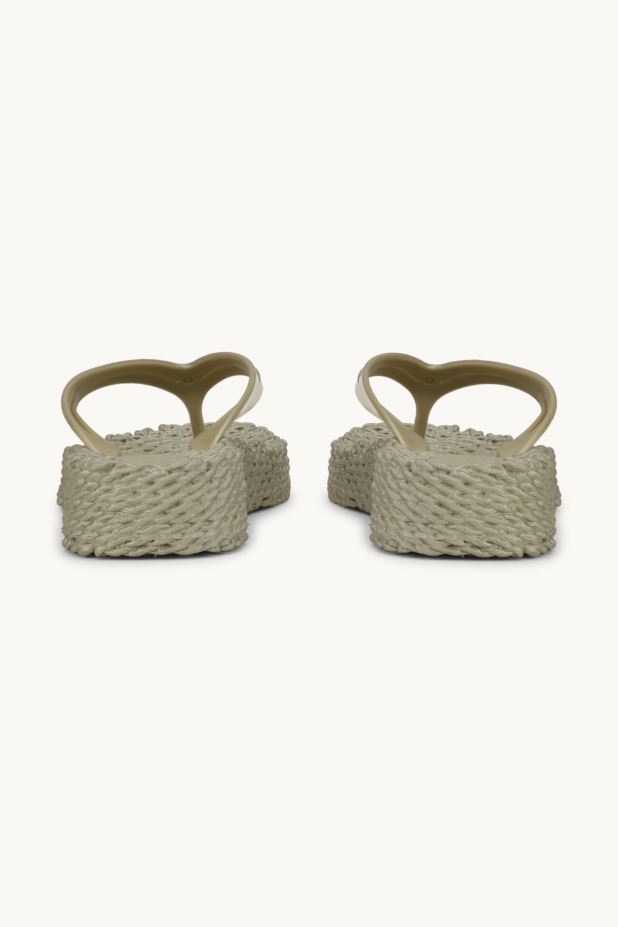 Plateau Flip-Flops Metallic - Platin