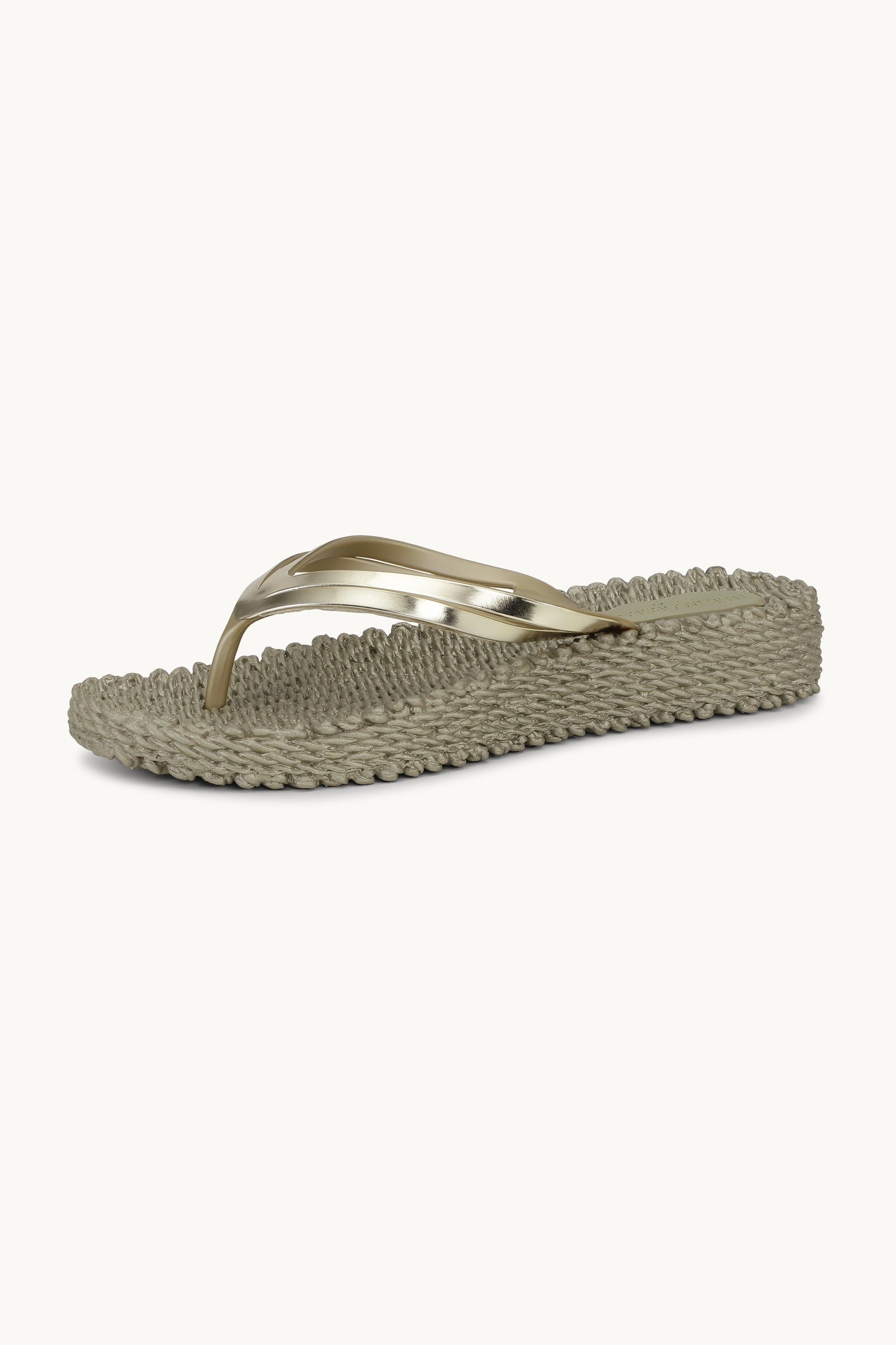 Plateau Flip-Flops Metallic - Platin