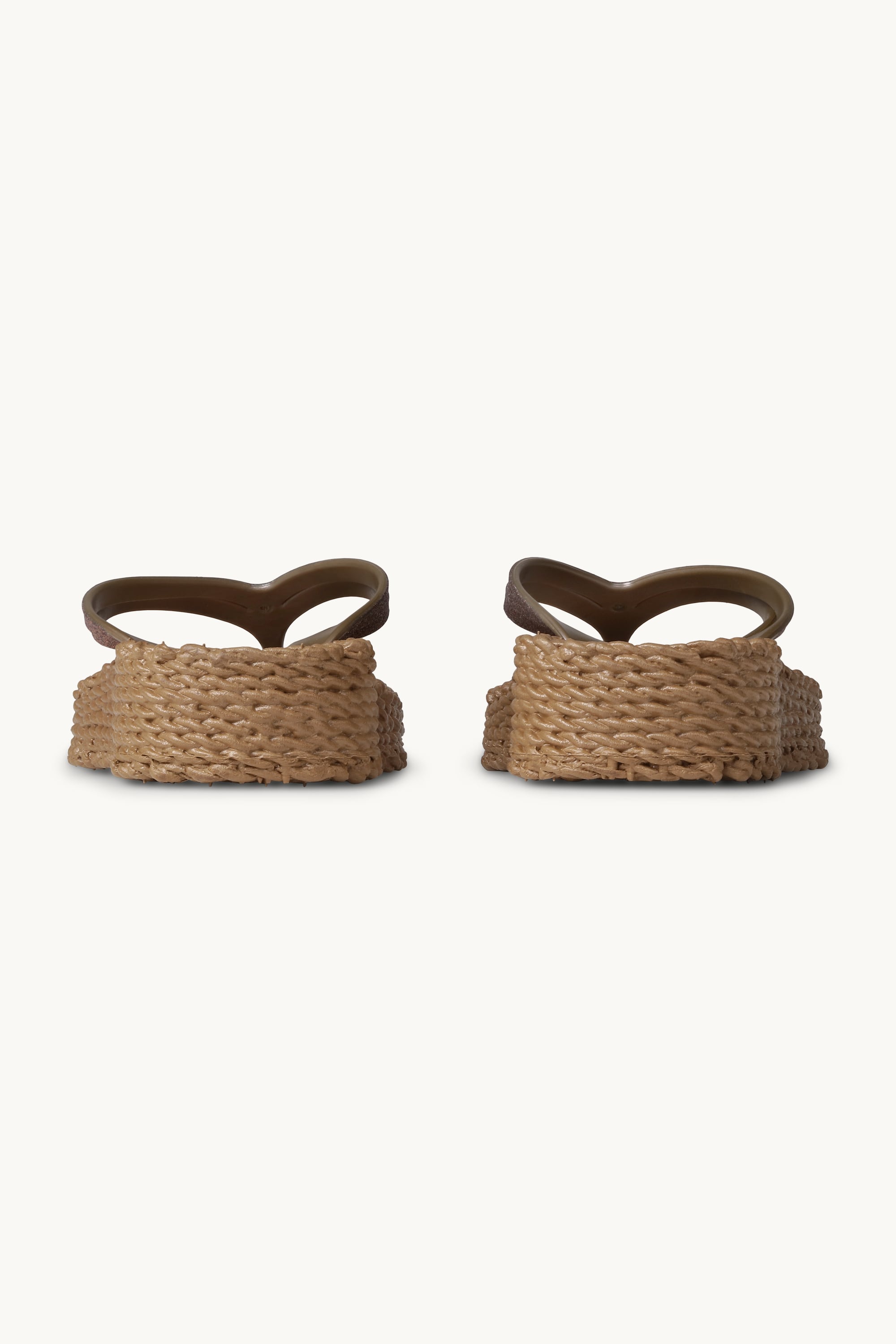 Plateau Flip-Flops Glitter - Mocca