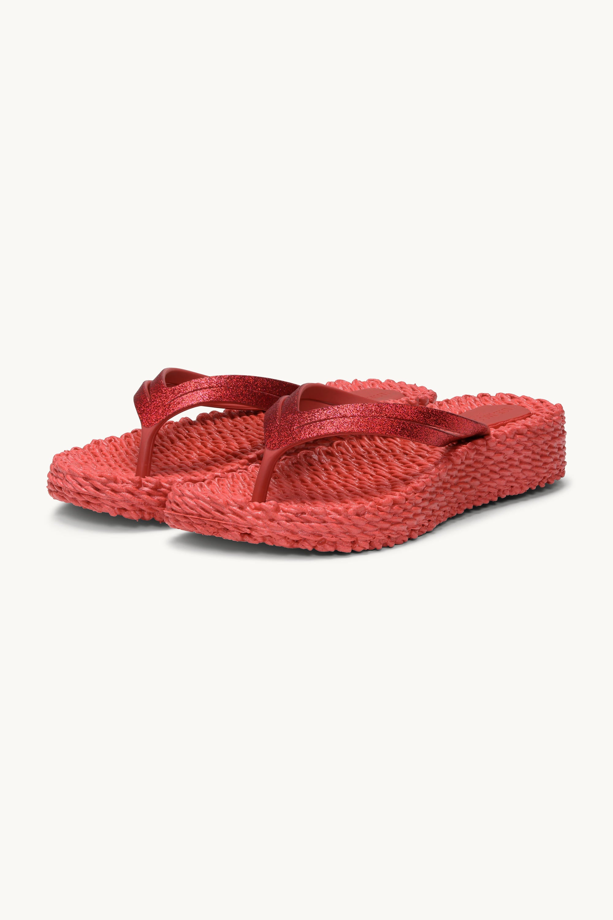 Plateau Flip-Flops Glitter - Baked Apple