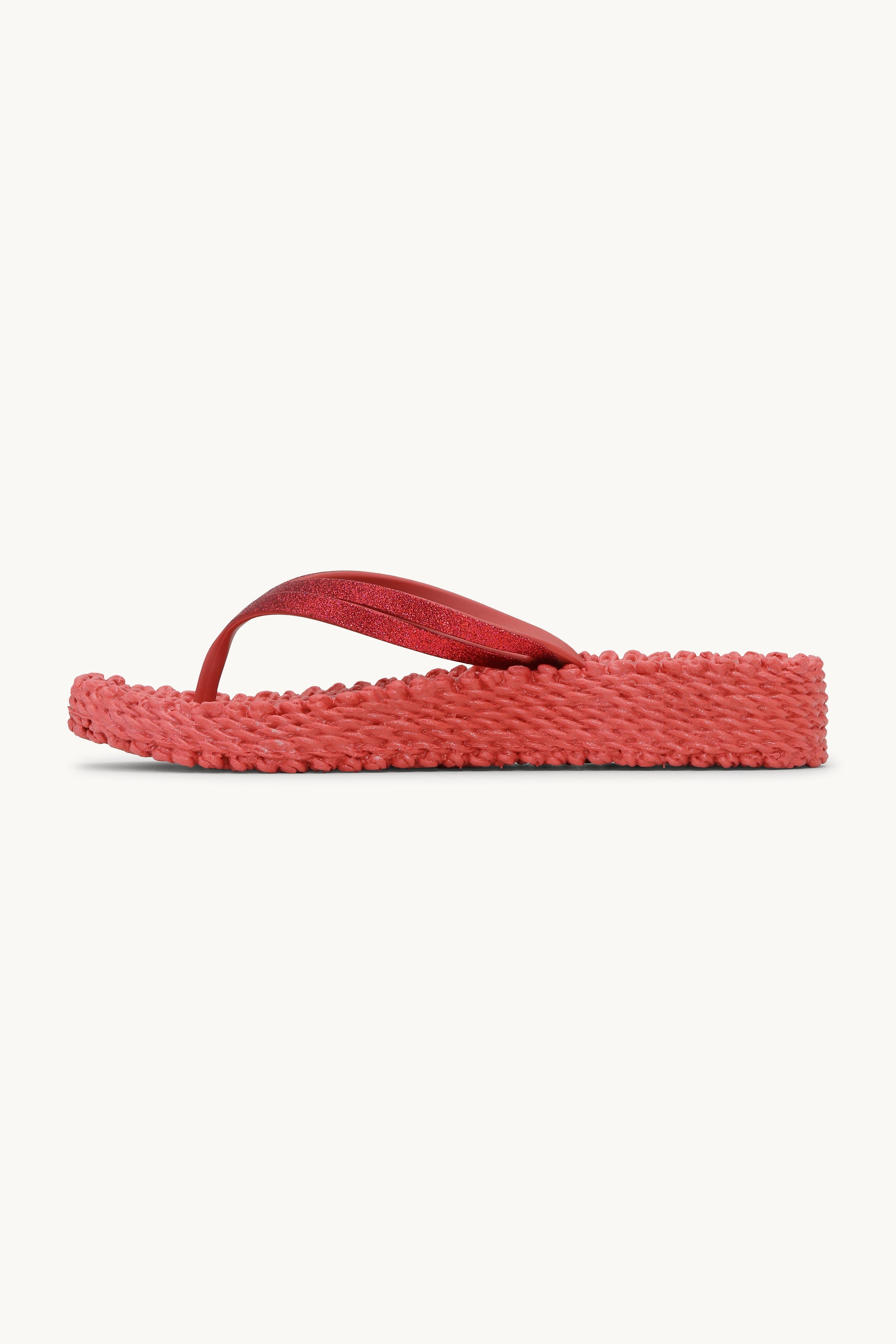 Plateau Flip-Flops Glitter - Baked Apple
