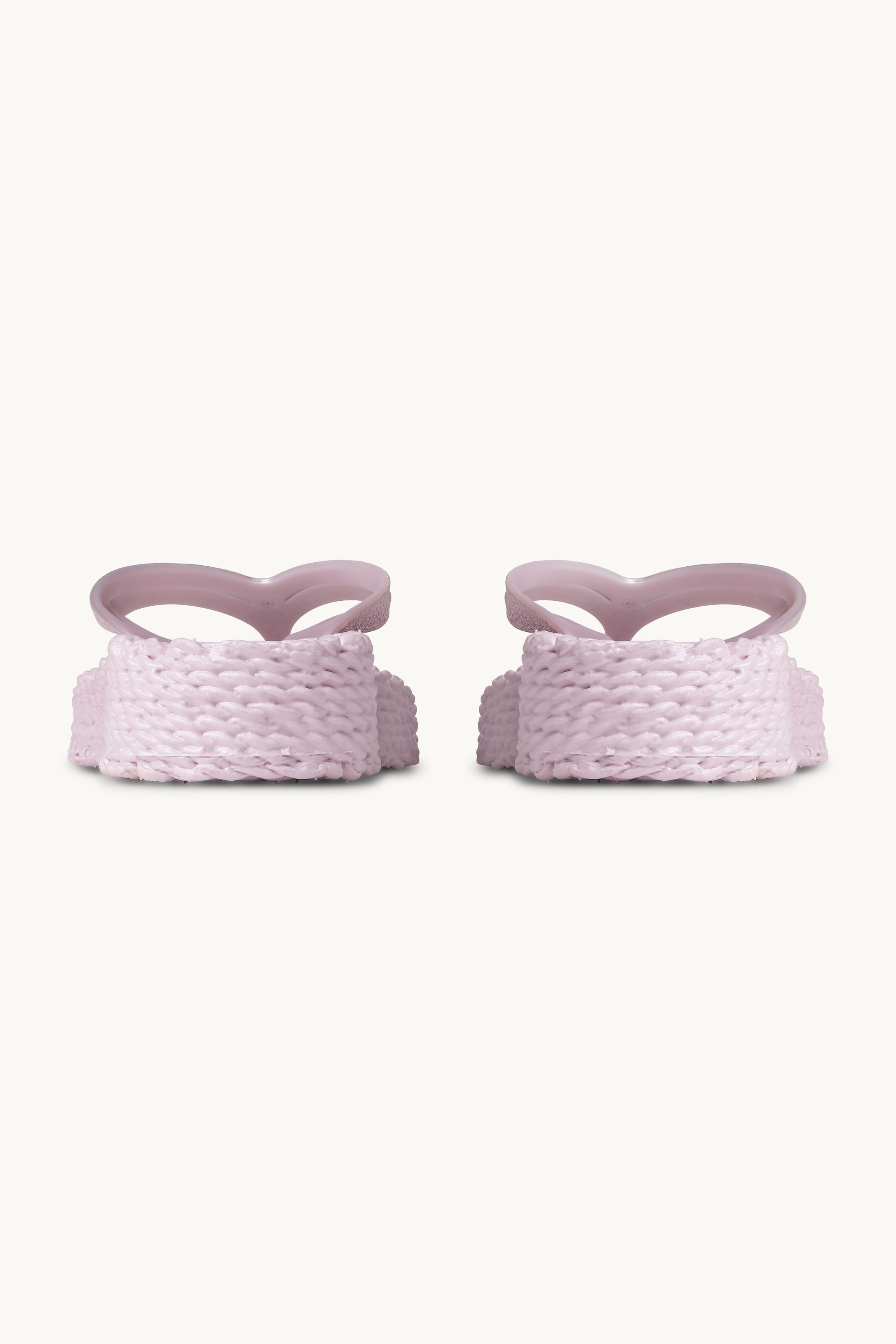 Plateau Flip-Flops Glitter - Mauve Shadows