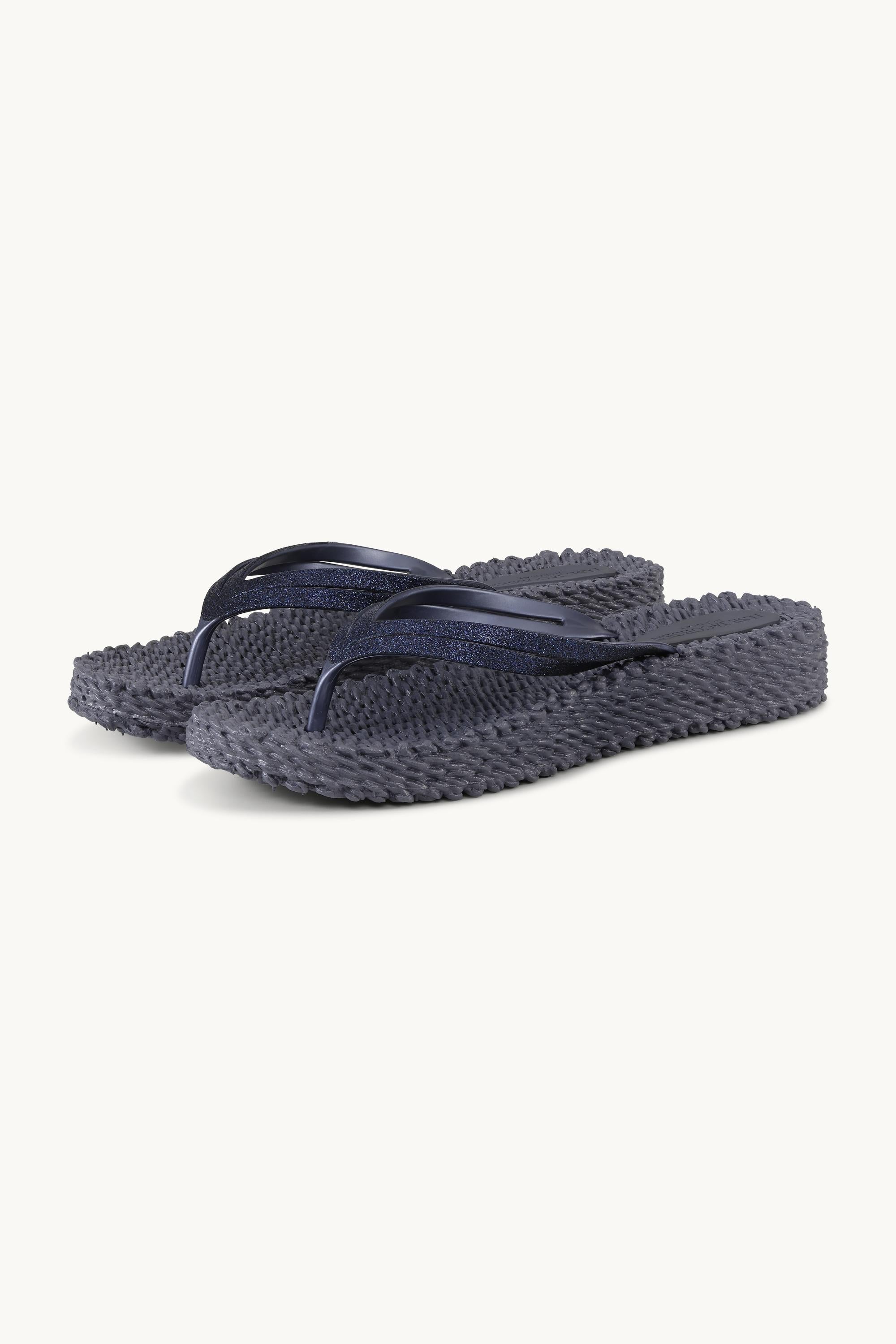 Plateau Flip-Flops Glitter - Ombre Blue