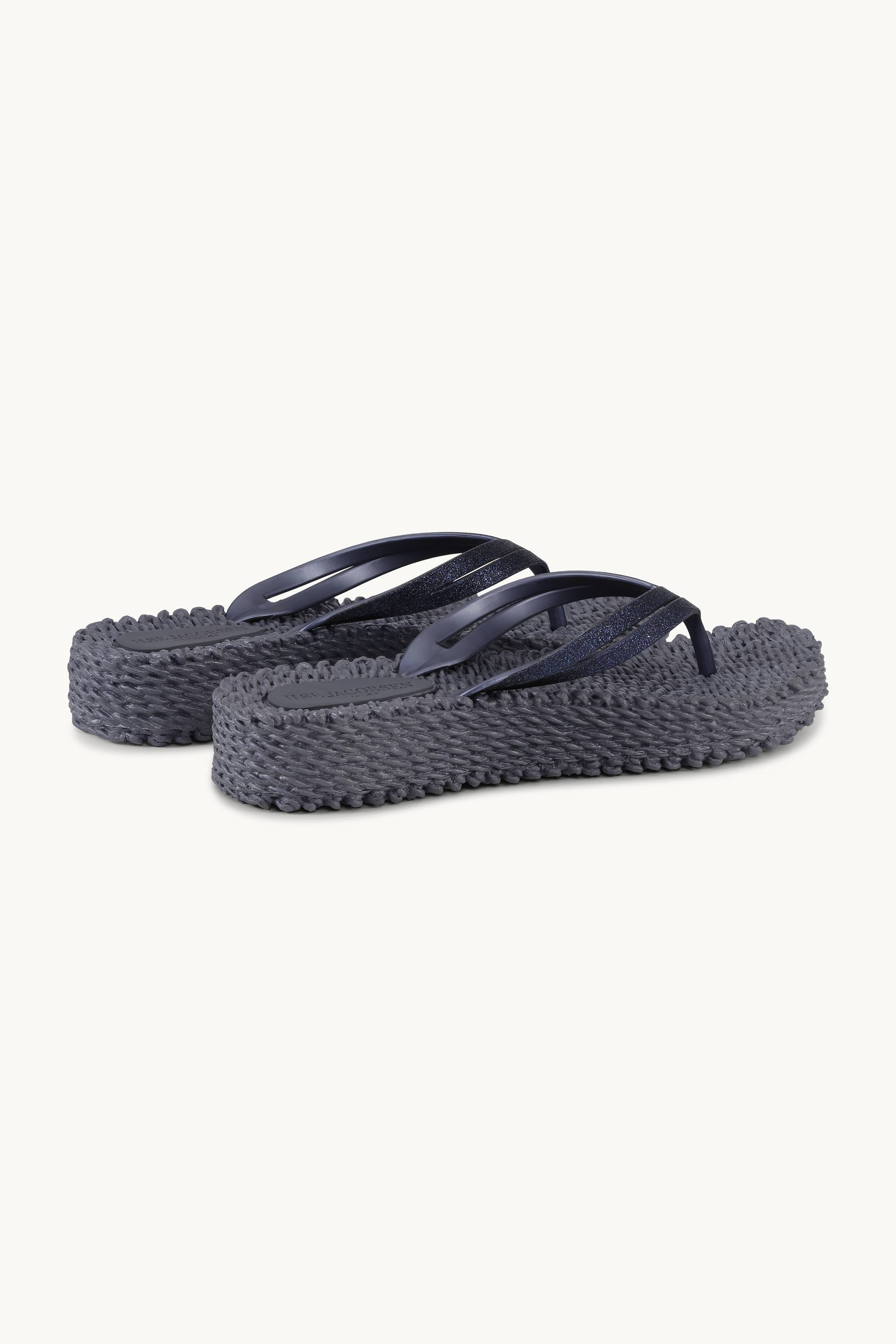 Plateau Flip-Flops Glitter - Ombre Blue