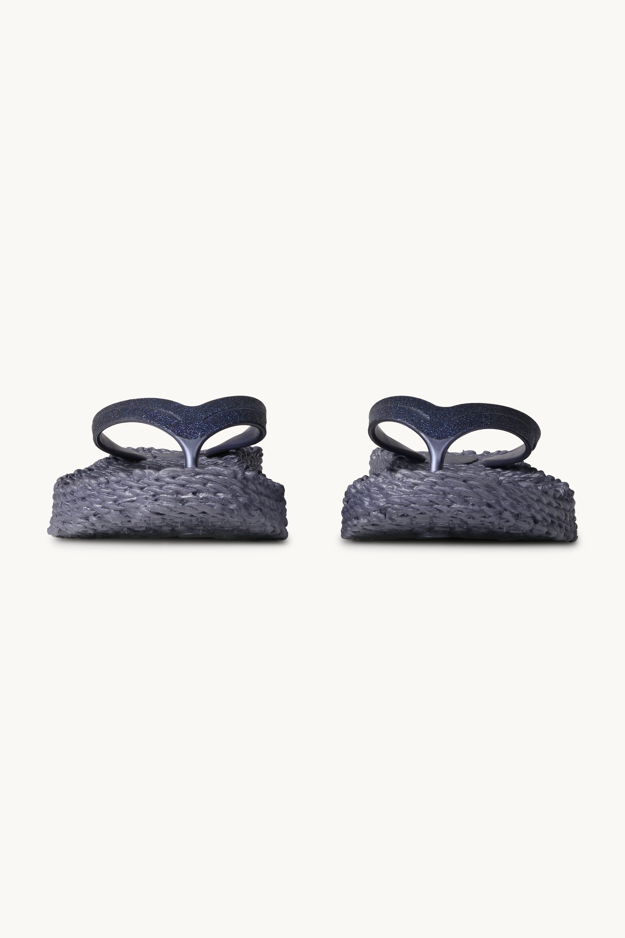 Plateau Flip-Flops Glitter - Ombre Blue