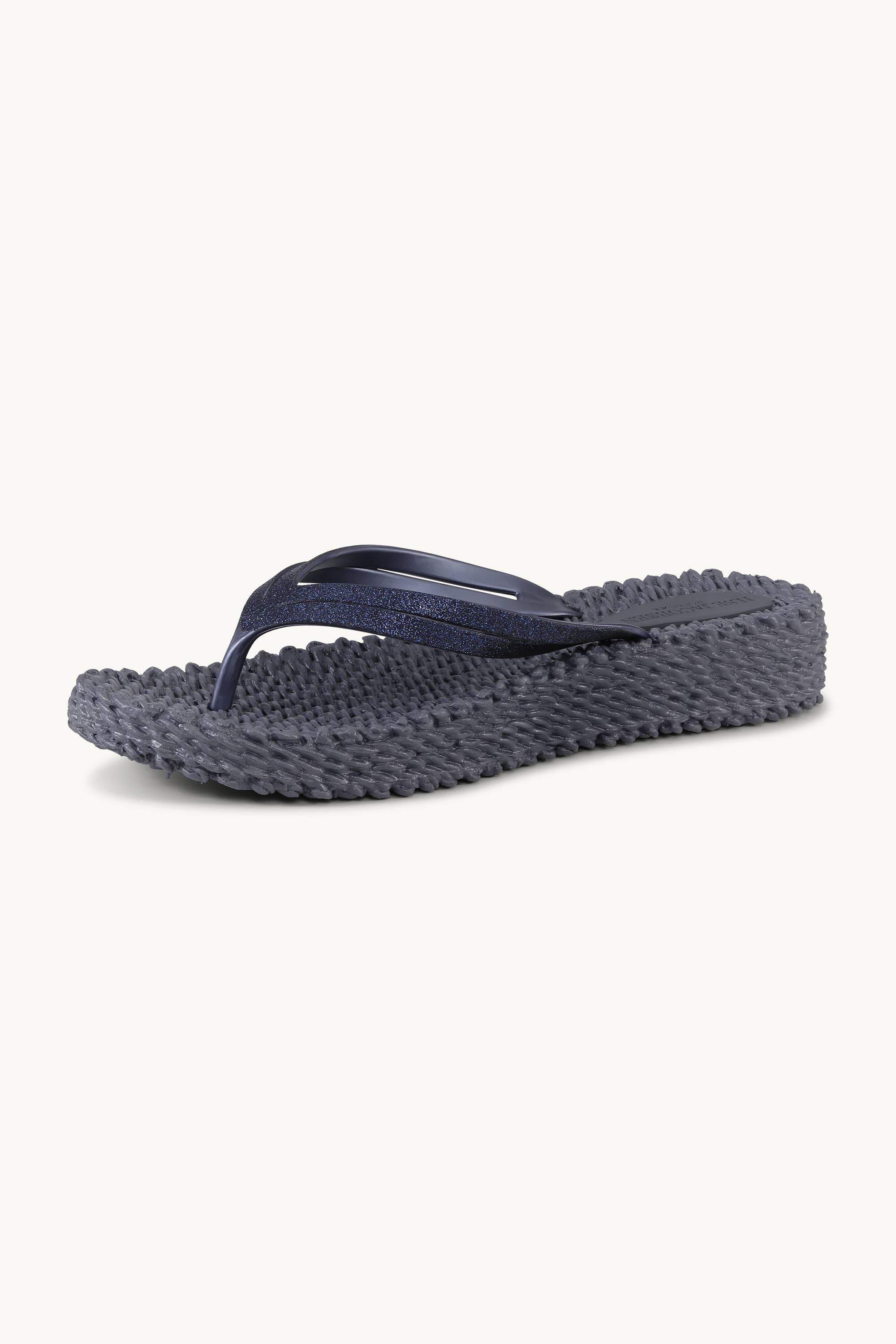 Plateau Flip-Flops Glitter - Ombre Blue