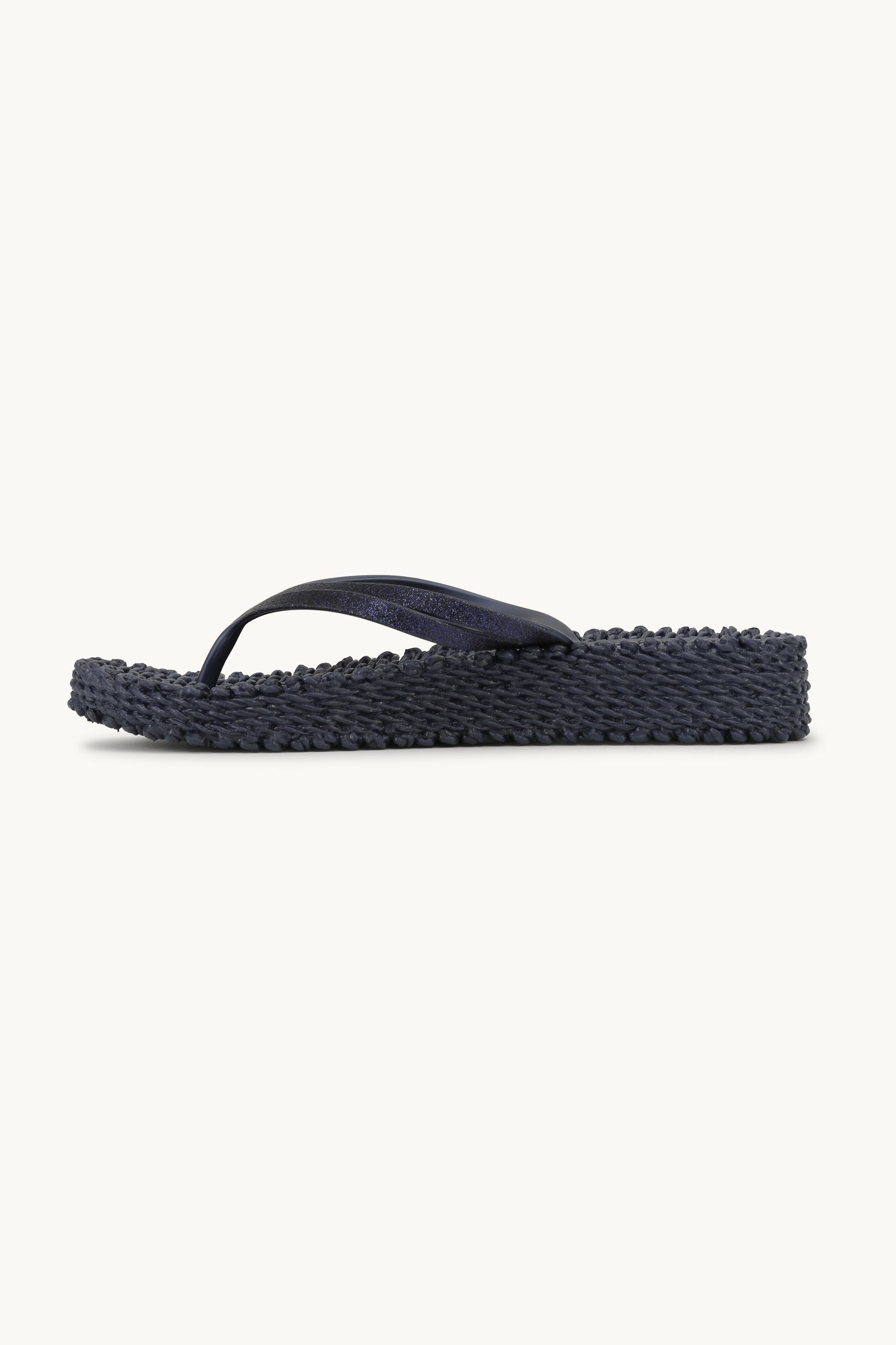 Plateau Flip-Flops Glitter - Indigo